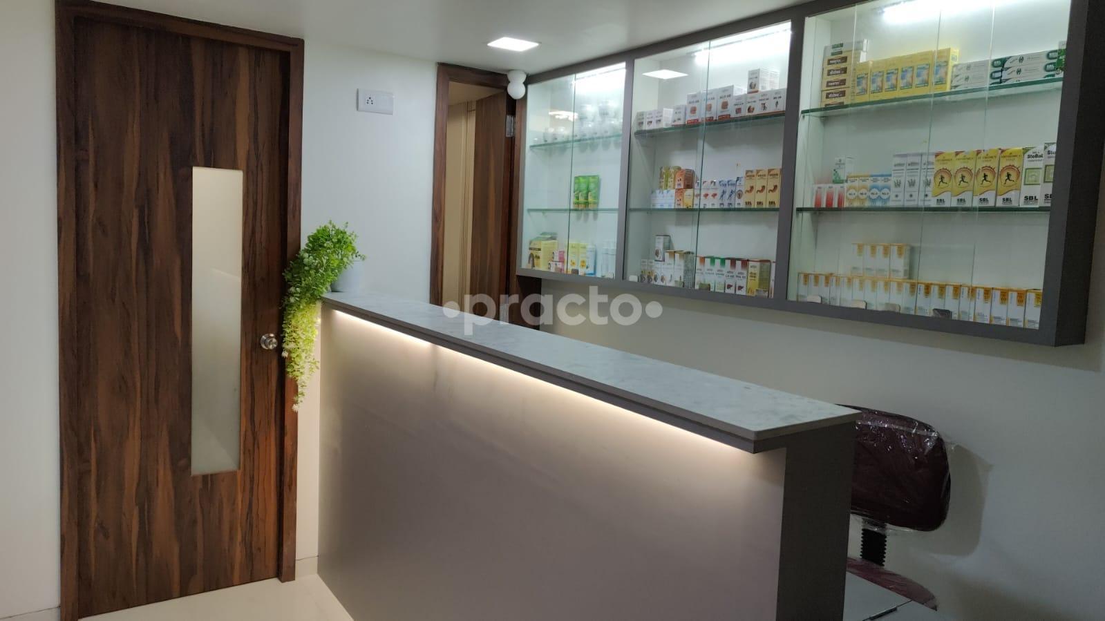 Reception Area at Dr.Neeta's Multispecialty Homeopathy Clinic Vikhroli East Mumbai