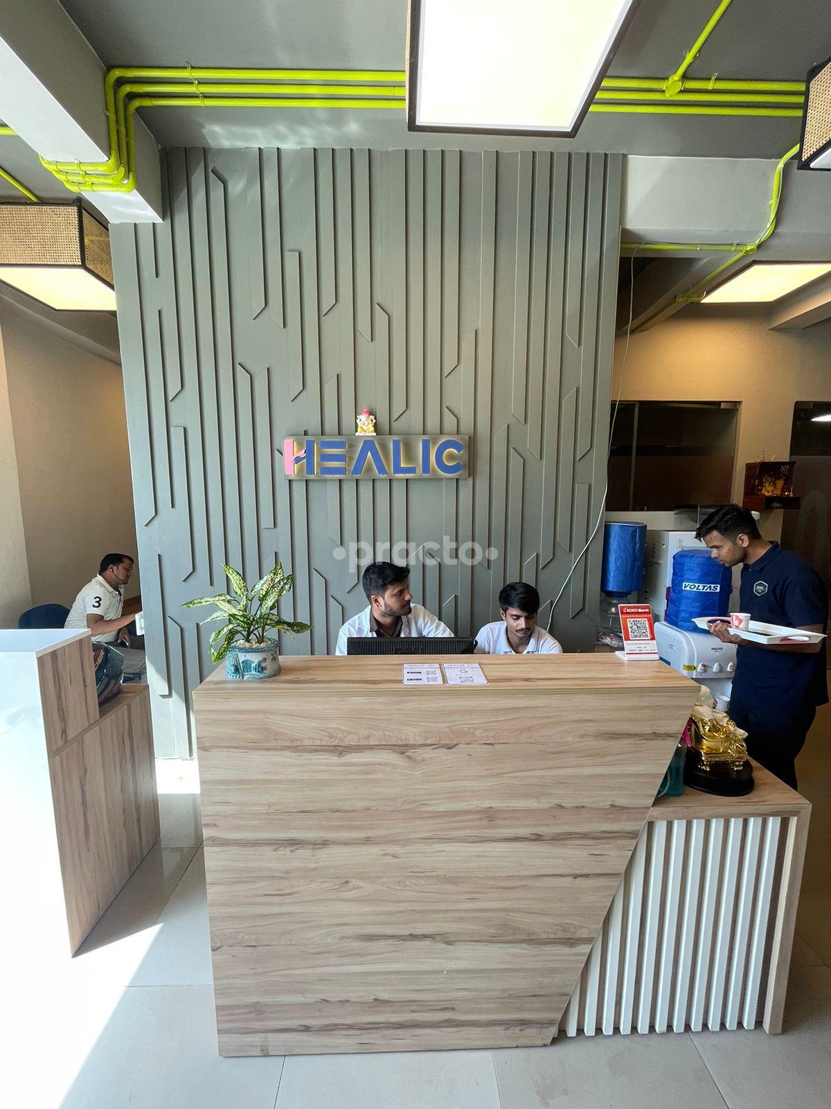 Reception Area at Healic Multispecialty Clinic Indirapuram Ghaziabad