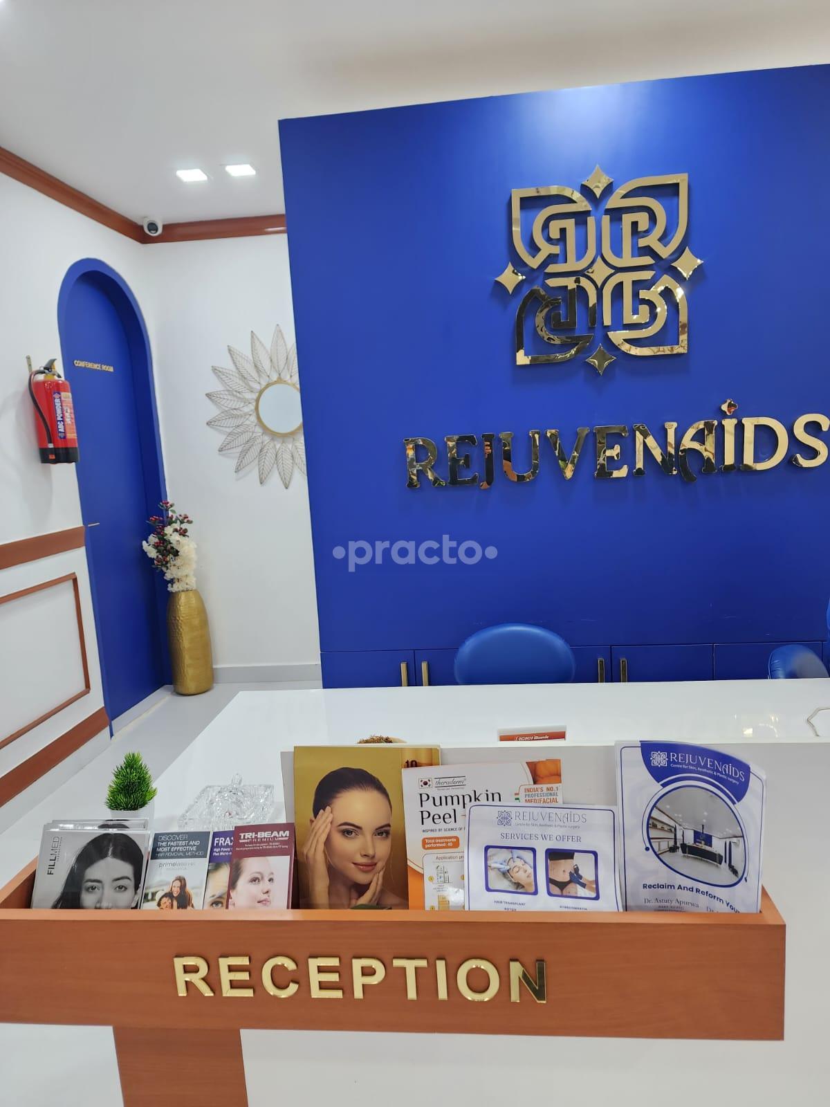 Reception Area at Rejuvenaids Clinic Dwarka Sector 12 Delhi