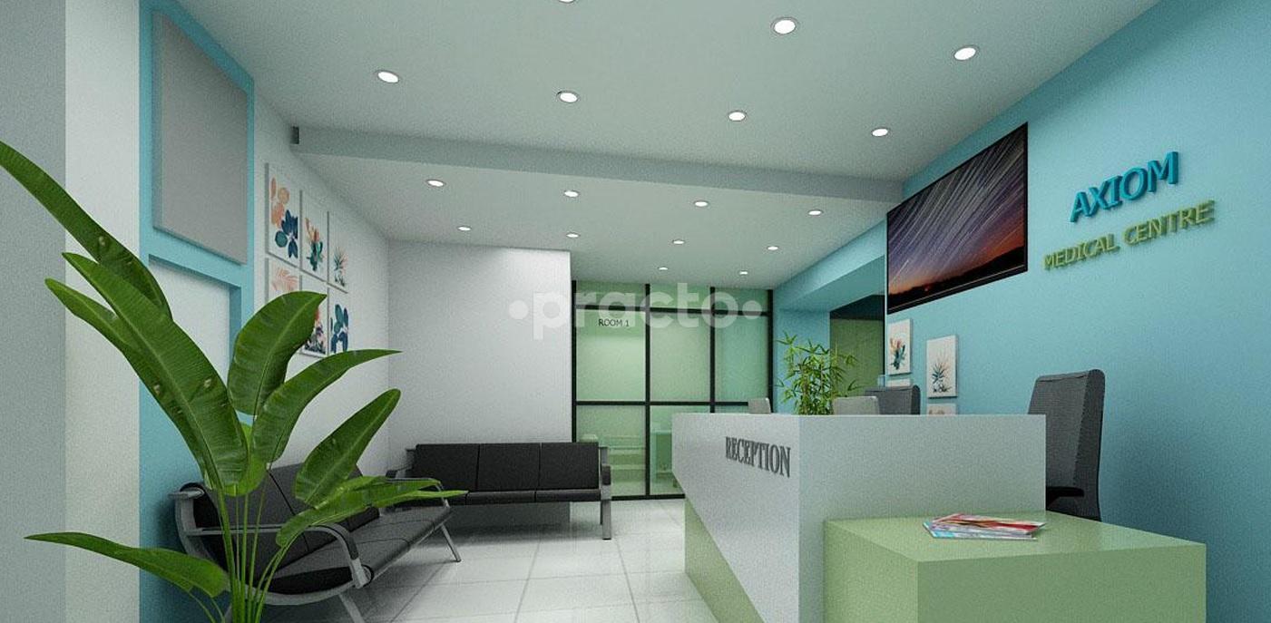 Reception Area at Axiom Medical Centre OMR Road Chennai