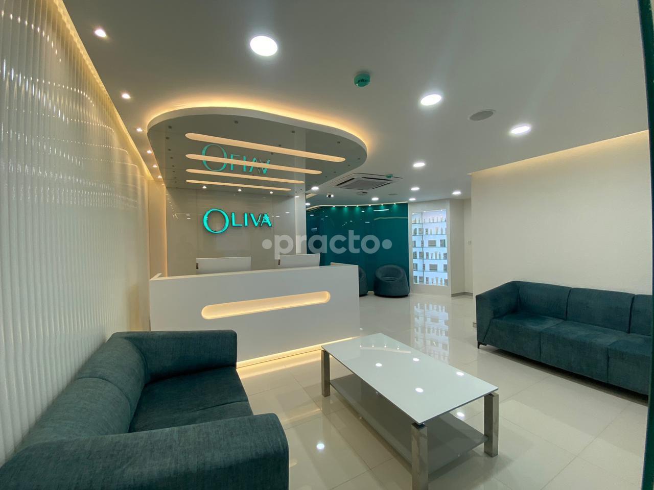 Reception Area at Oliva Skin & Hair Clinic Pitampura Delhi