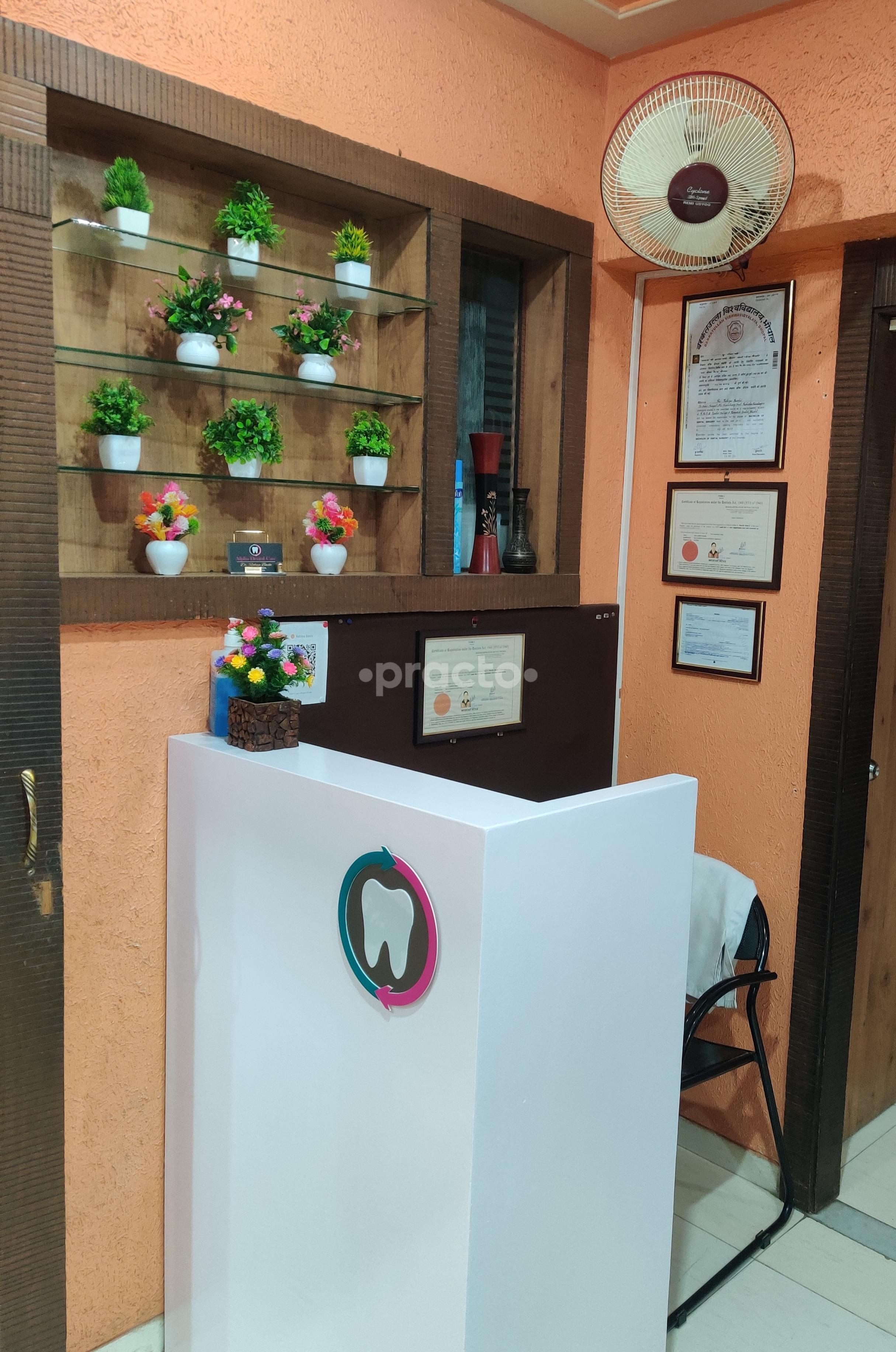 Reception Area at Alpha Dental Care Salunke Vihar Pune