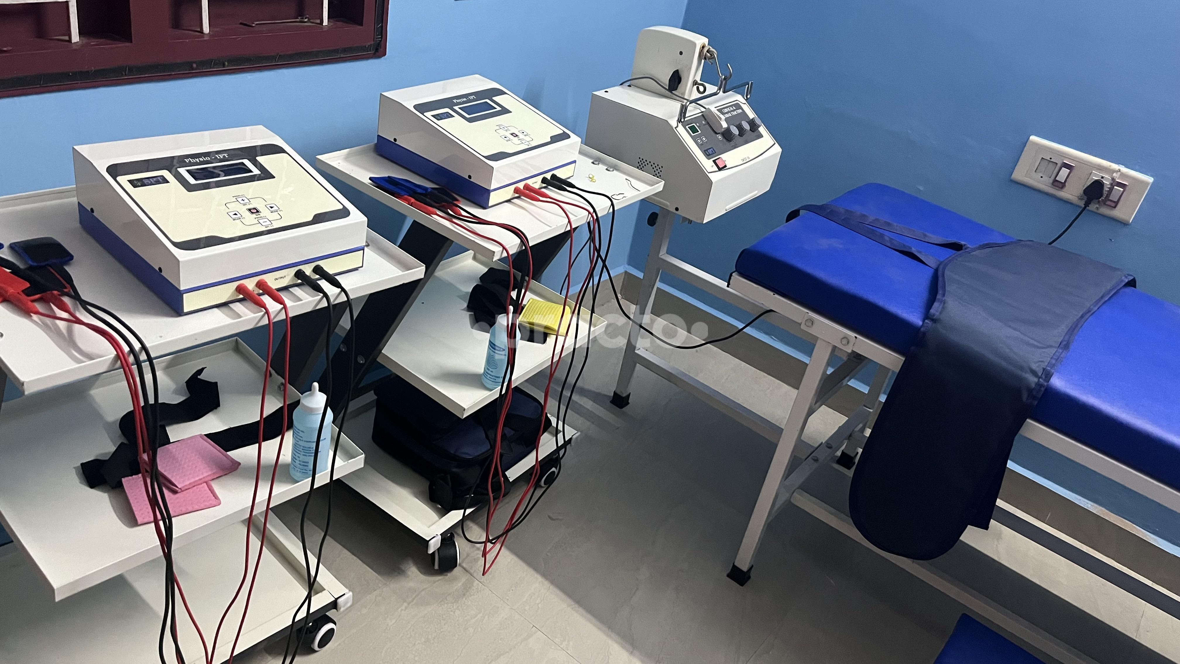 Equipment Area at Brain & Spine Physiotherapy Center Anakaputhur Chennai