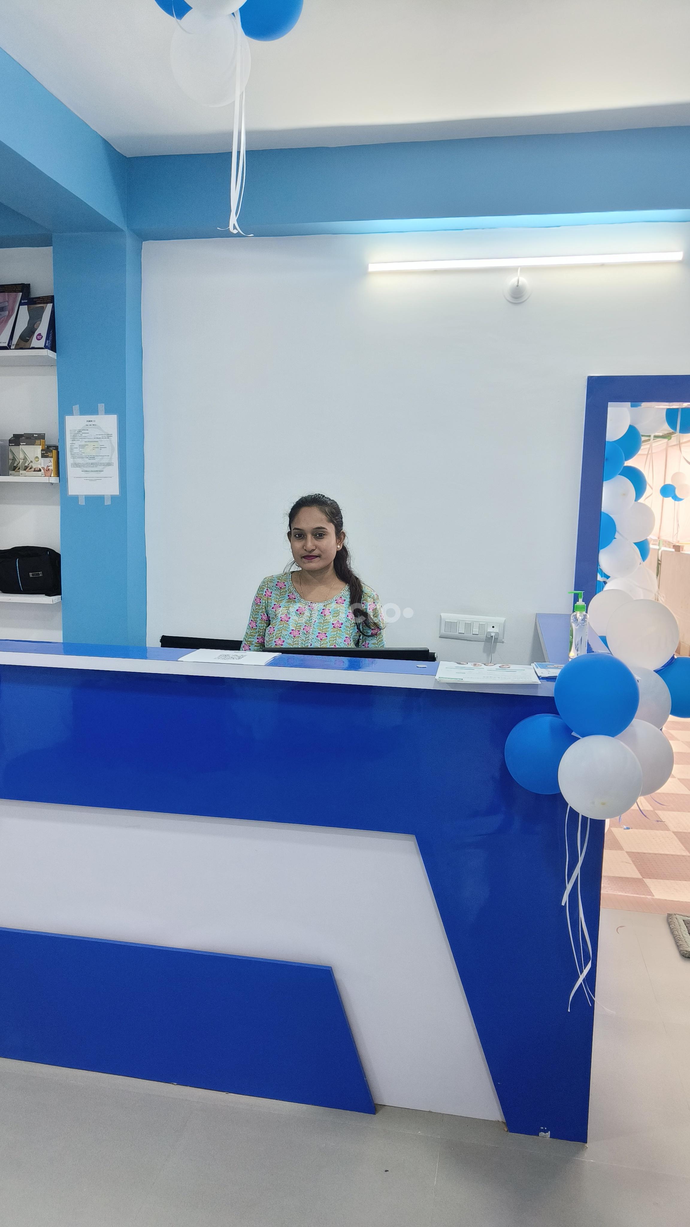 Reception Area at Alexa Physiotherapy Clinic New Town Kolkata
