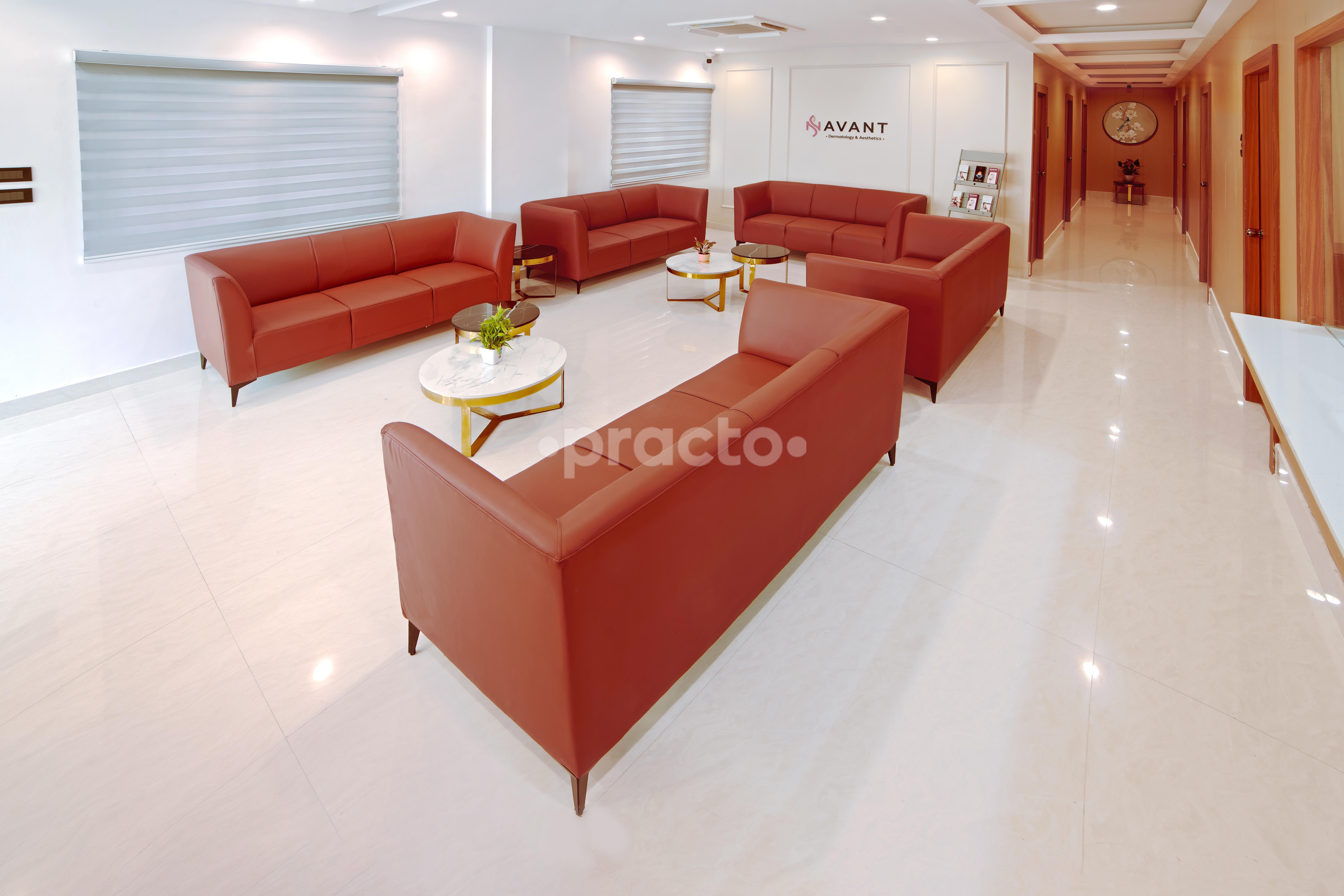 Waiting Area at AVANT Dermatology & Aesthetics Kondapur Hyderabad
