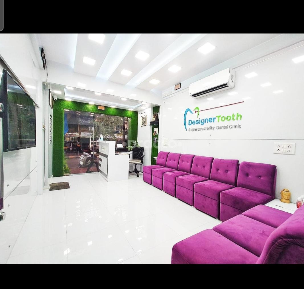 Reception Area at Designer Tooth Superspeciality Dental Clinic Mulund East Mumbai