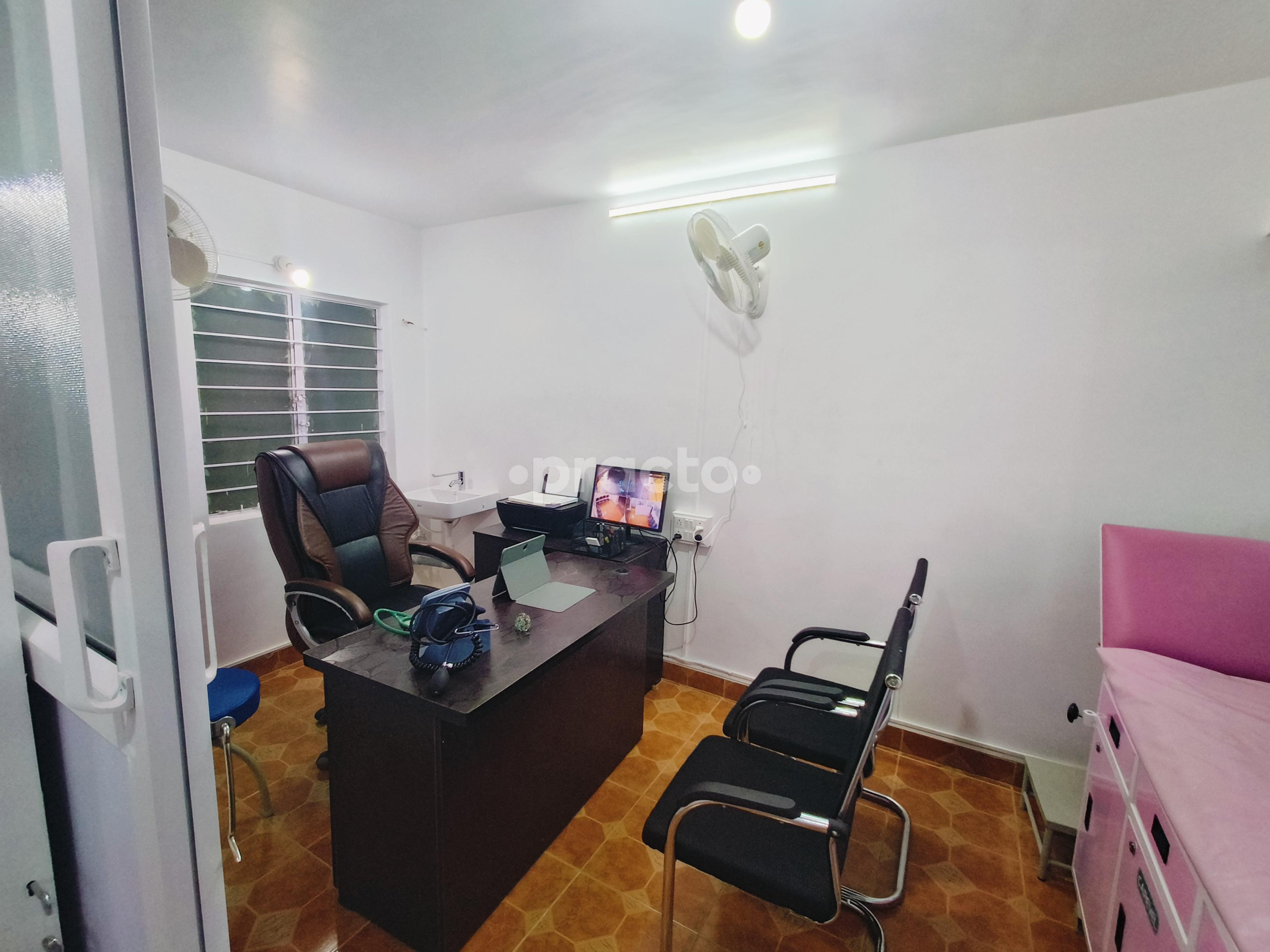 Consultation Room at Jesus Saves Clinic HRBR Layout Bangalore