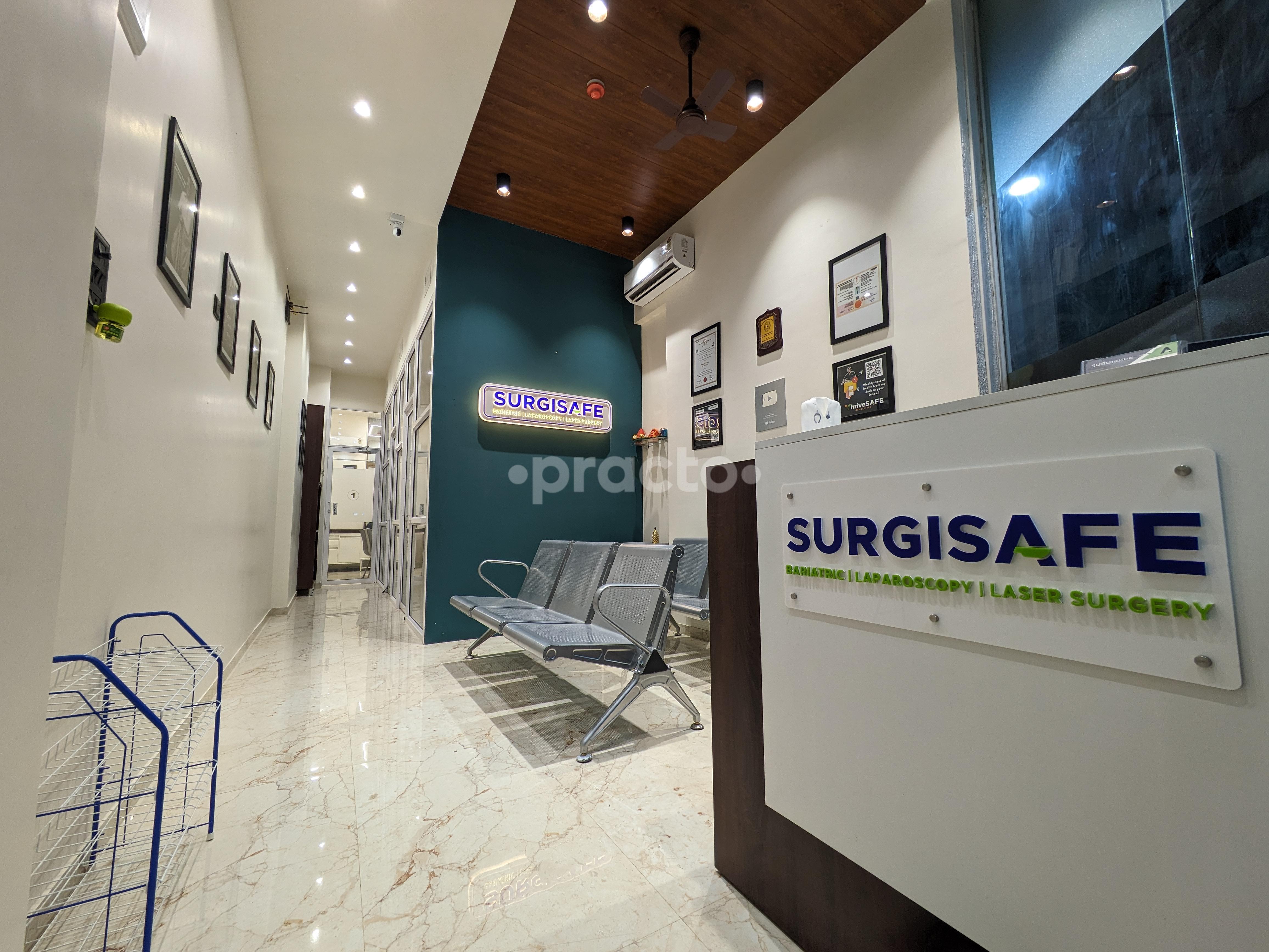 Reception Area at Surgisafe Clinic  Kalyan West Thane