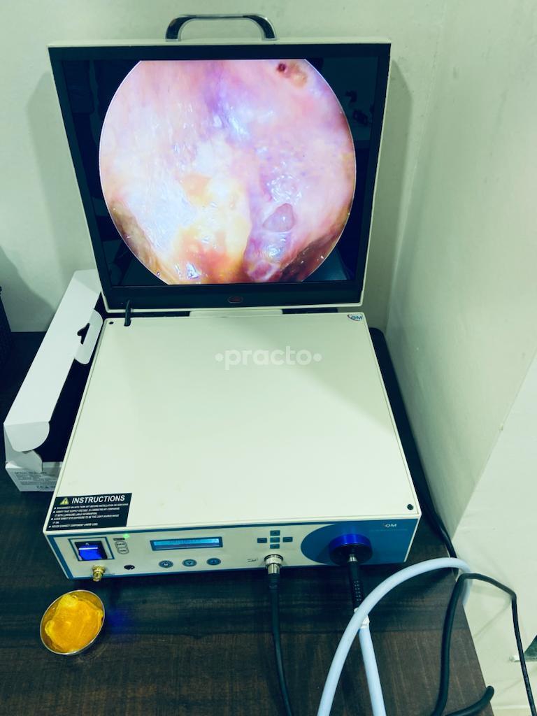 Examination Room at Dr. Shradha's ENT Clinic Karve Nagar Pune