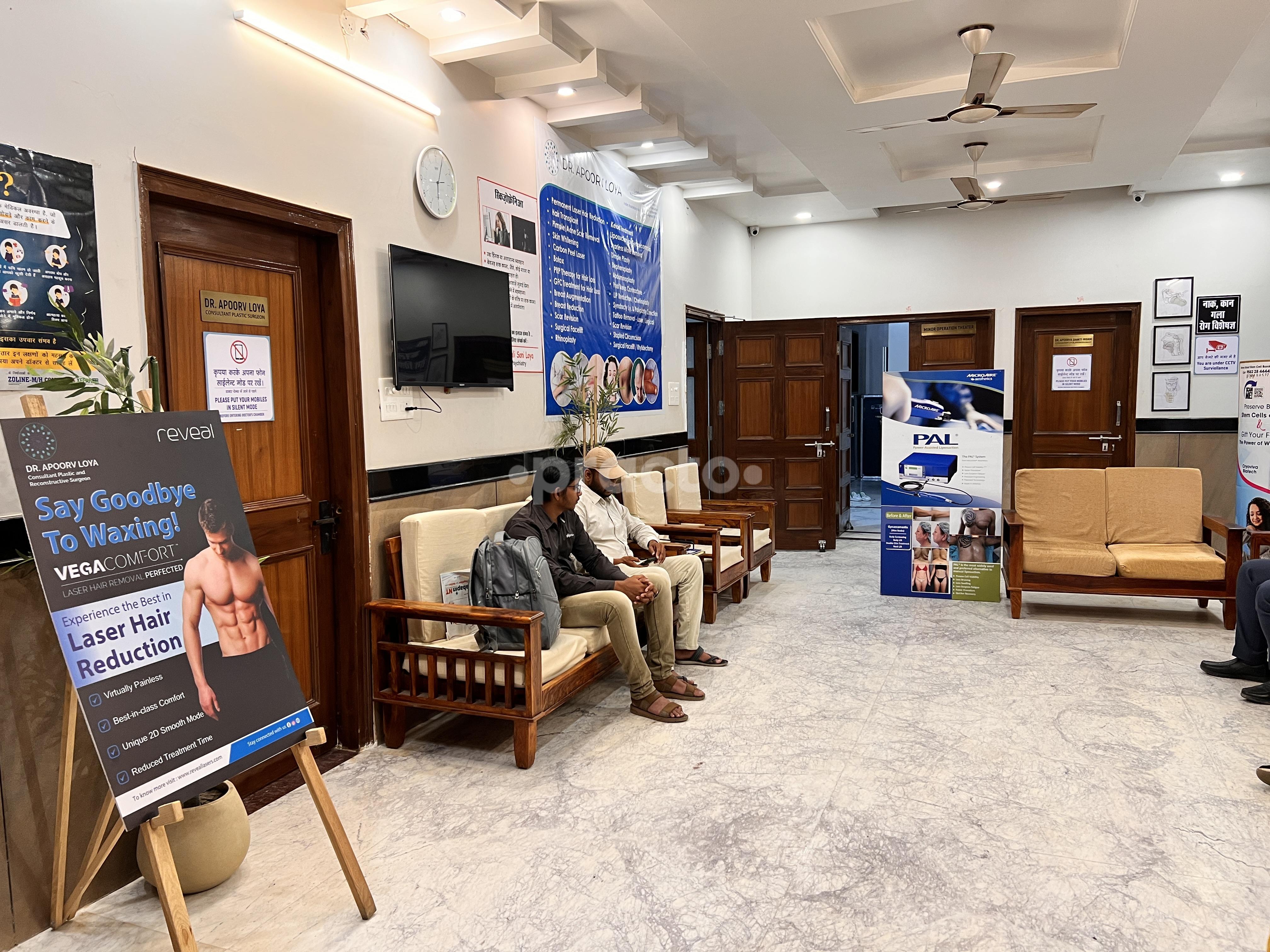 Waiting Area at Asteria Aesthetic Lalghati Bhopal