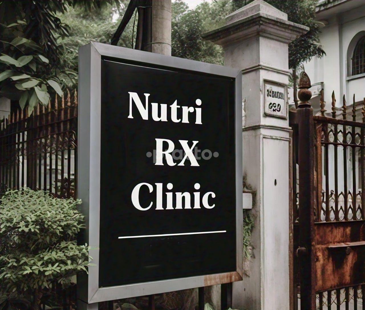Establishment board at Nutri RX Clinic Khadki Pune