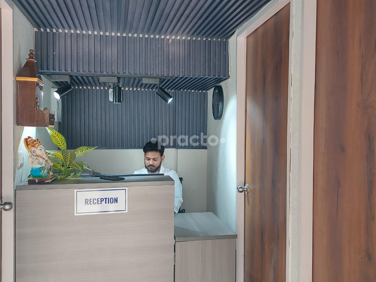Reception Area at Trust Medicentre Greater Noida West Greater Noida
