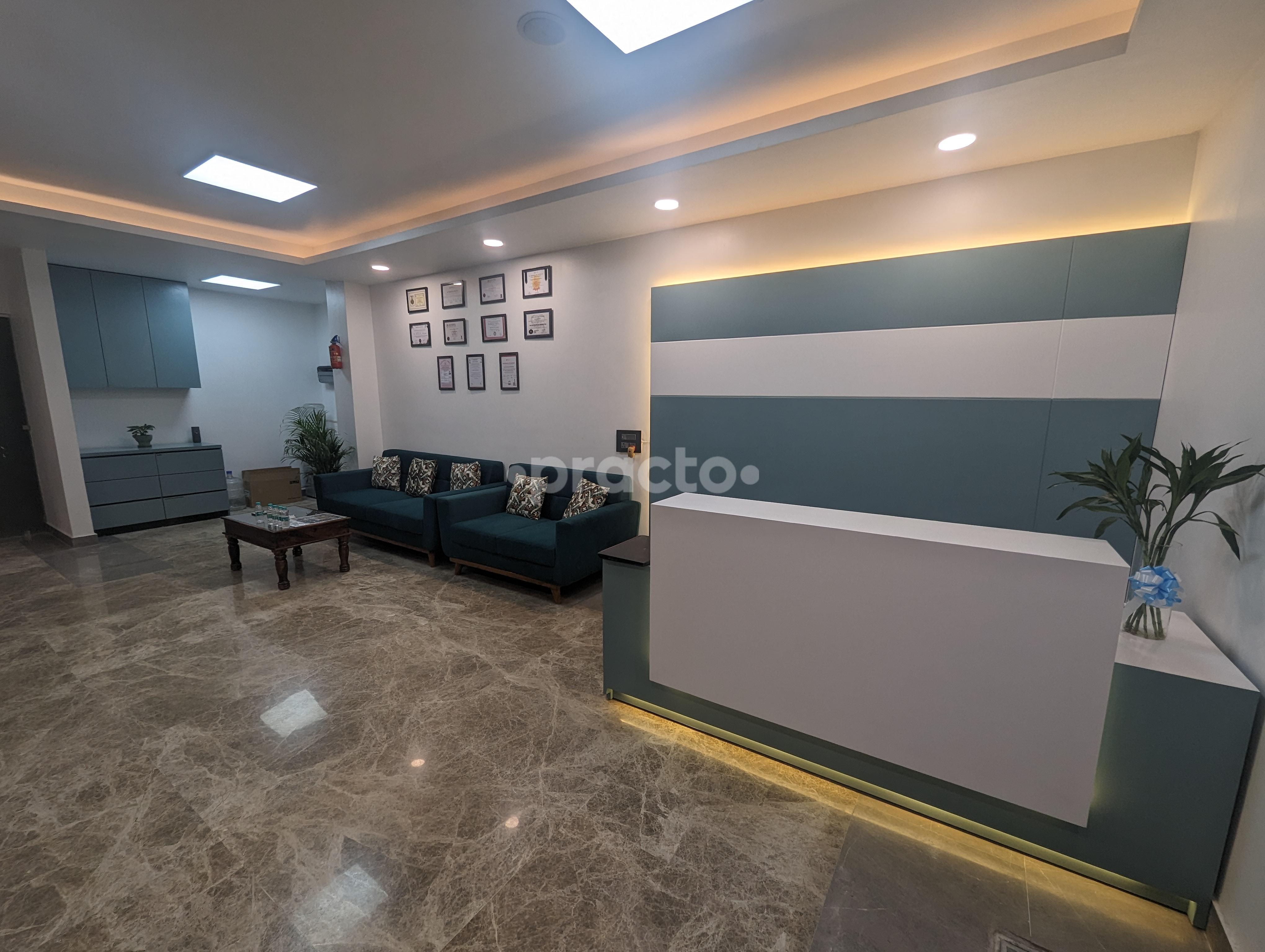 Waiting Area at Orcadent Multi-Speciality Dental Clinic & Implant Center DLF Phase III Gurgaon