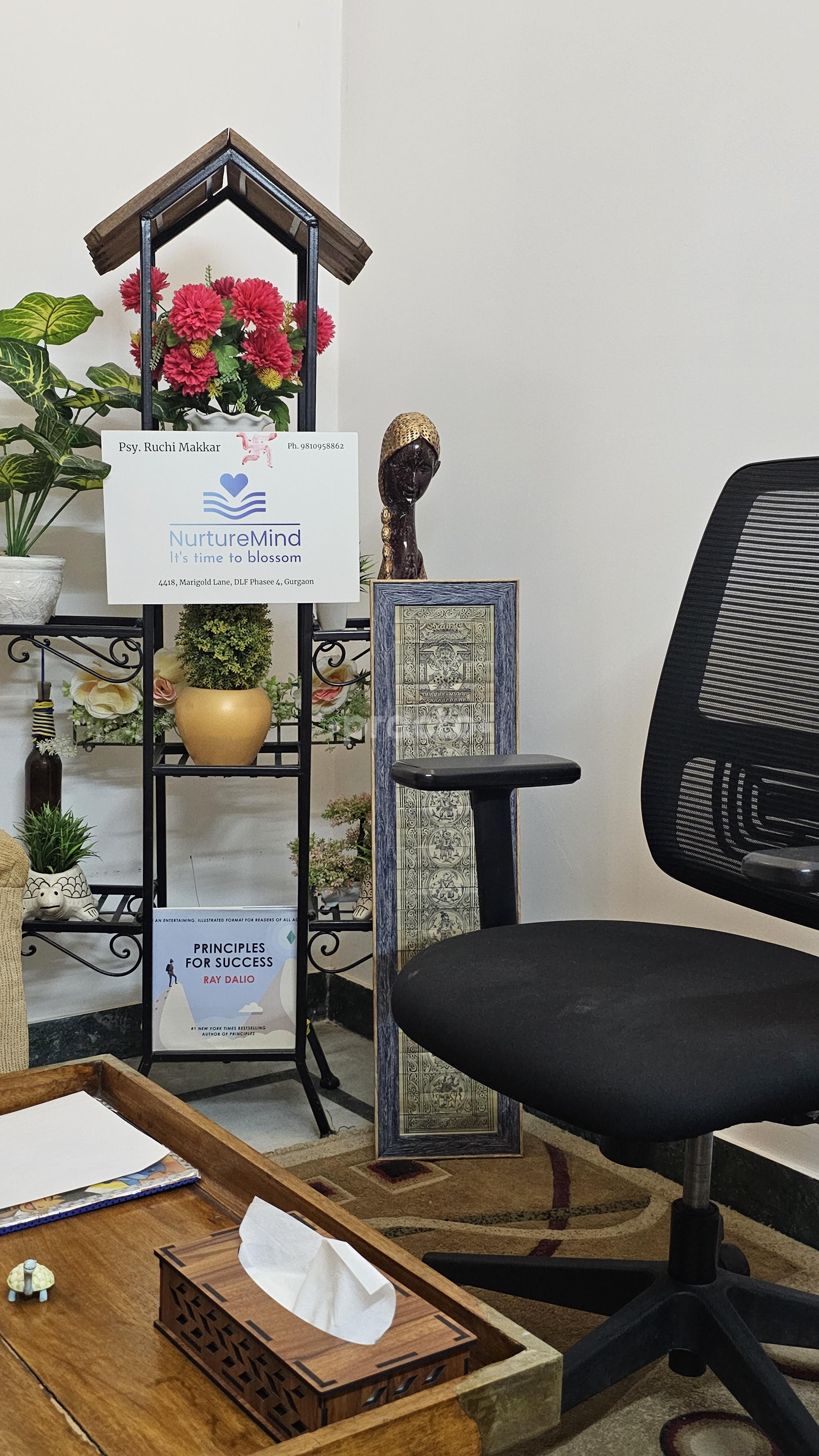 Reception Area at Nurture Mind DLF Phase IV Gurgaon