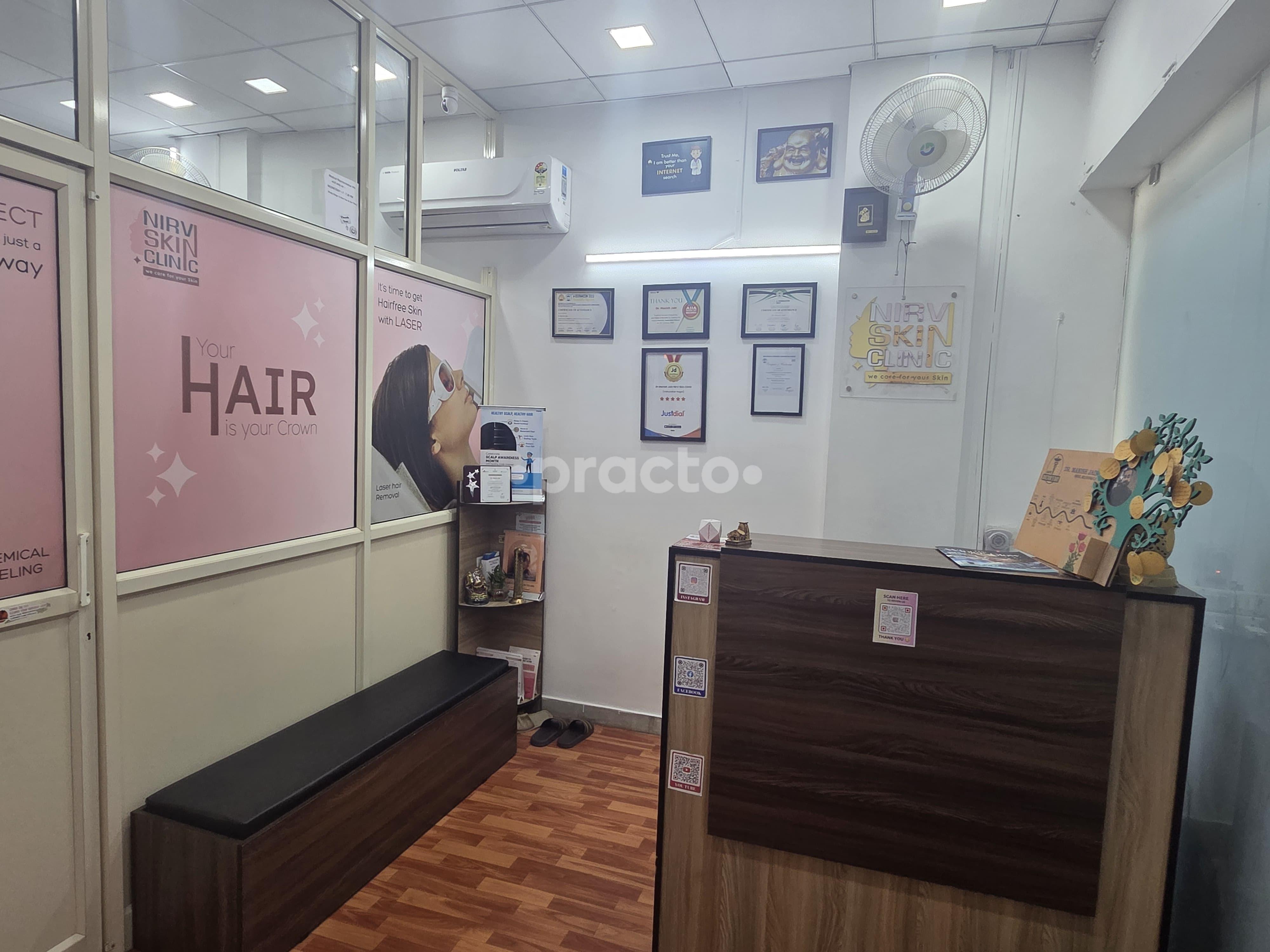 Waiting Area at Nirvi Skin Clinic Vidhyadhar Nagar Jaipur