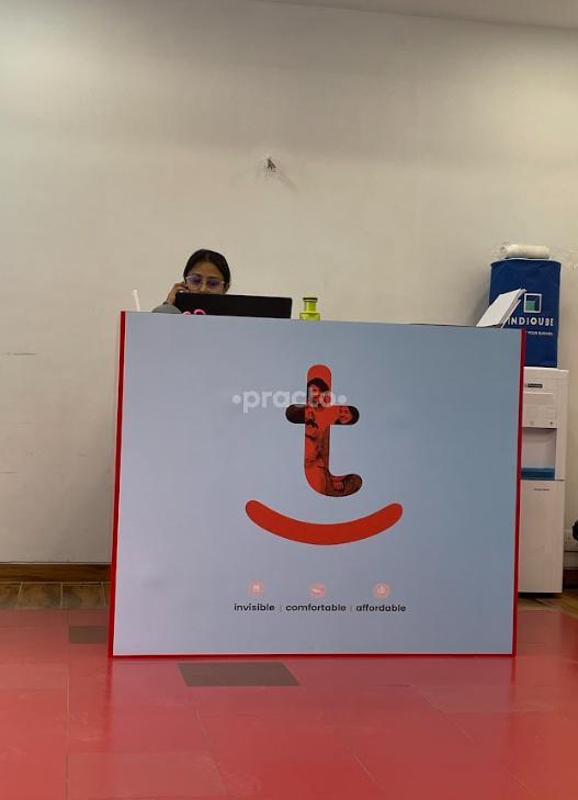 Reception Area at makeO toothsi Pitampura Delhi