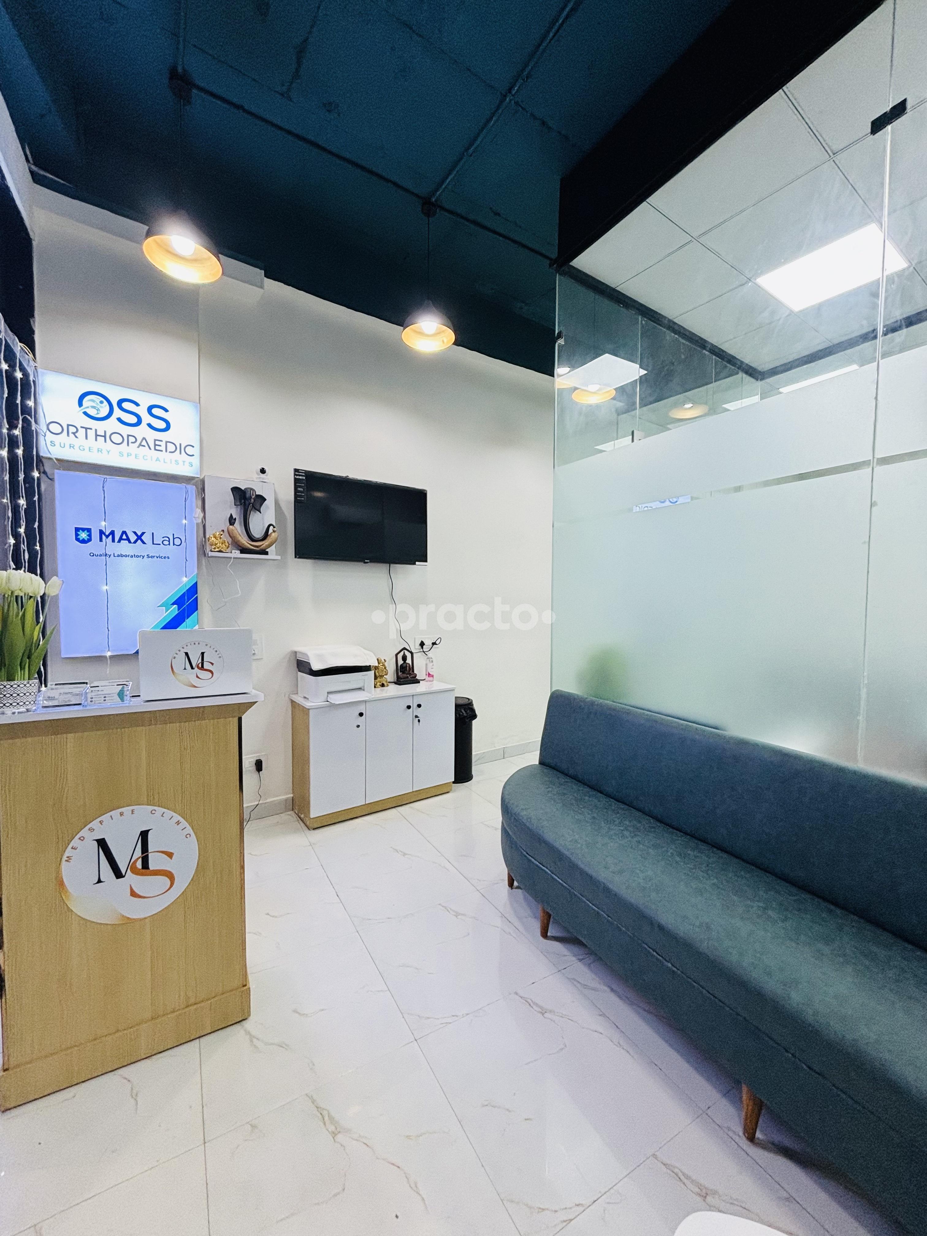 Reception Area at OSS Clinic Sector 76 Noida