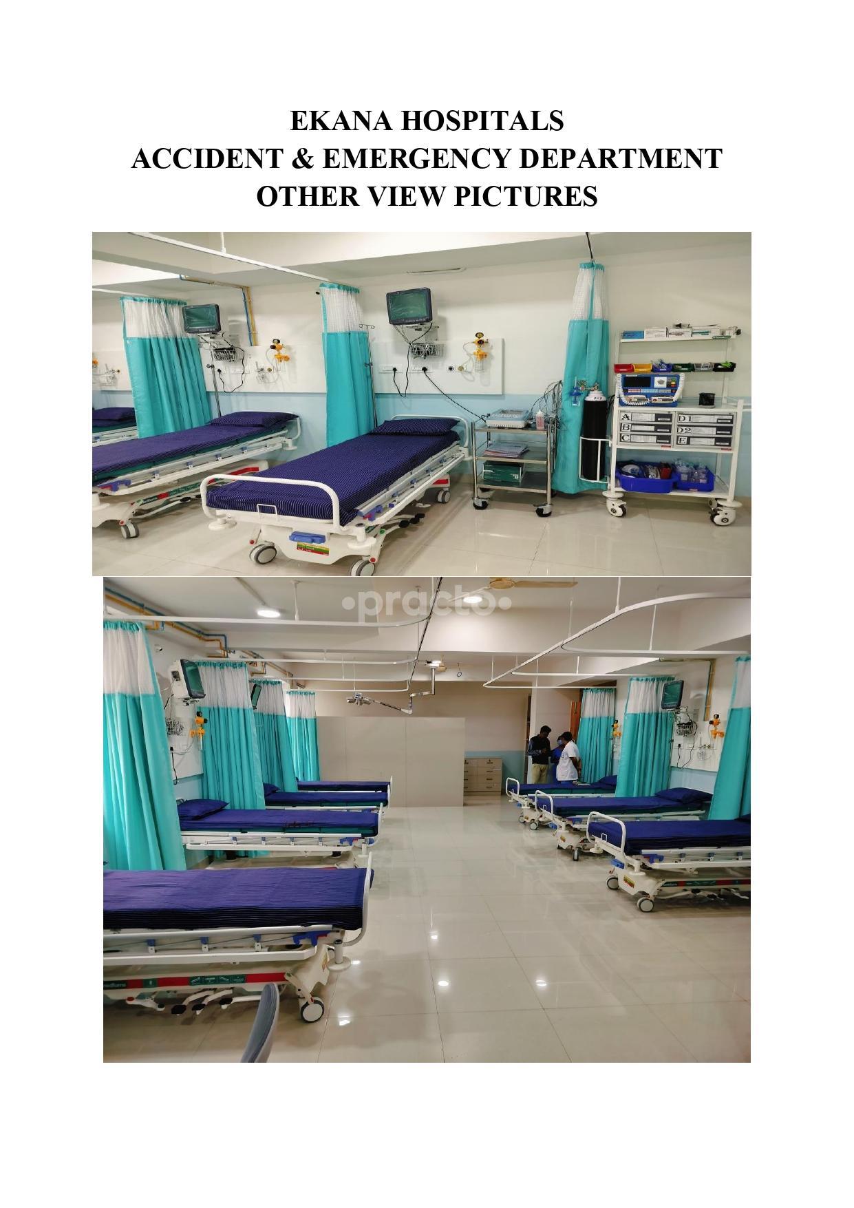 Emergency ward/department at Ekana Hospitals Begur Bangalore