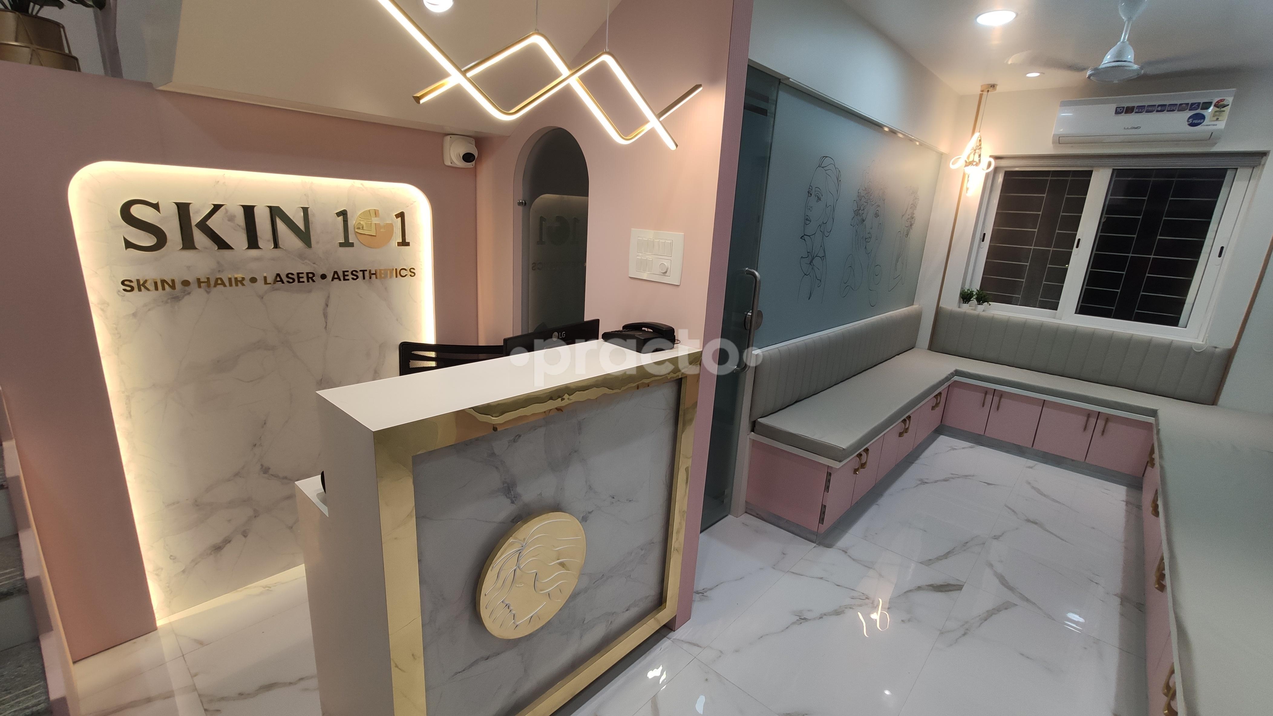 Reception Area at Skin 101 Clinic Baner Pune