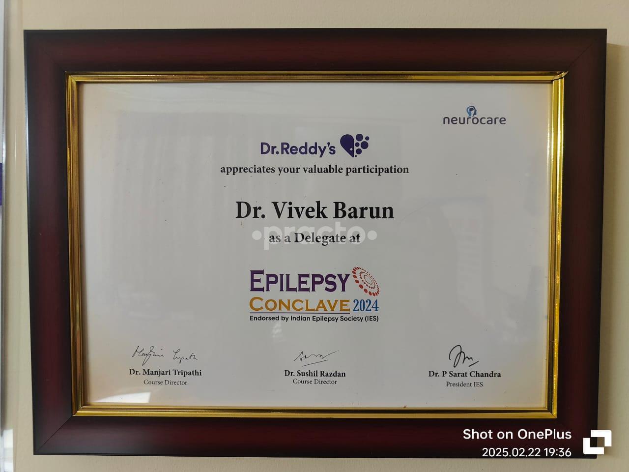Awards & Certificates at Neuro And General Care Sushant Lok I Gurgaon