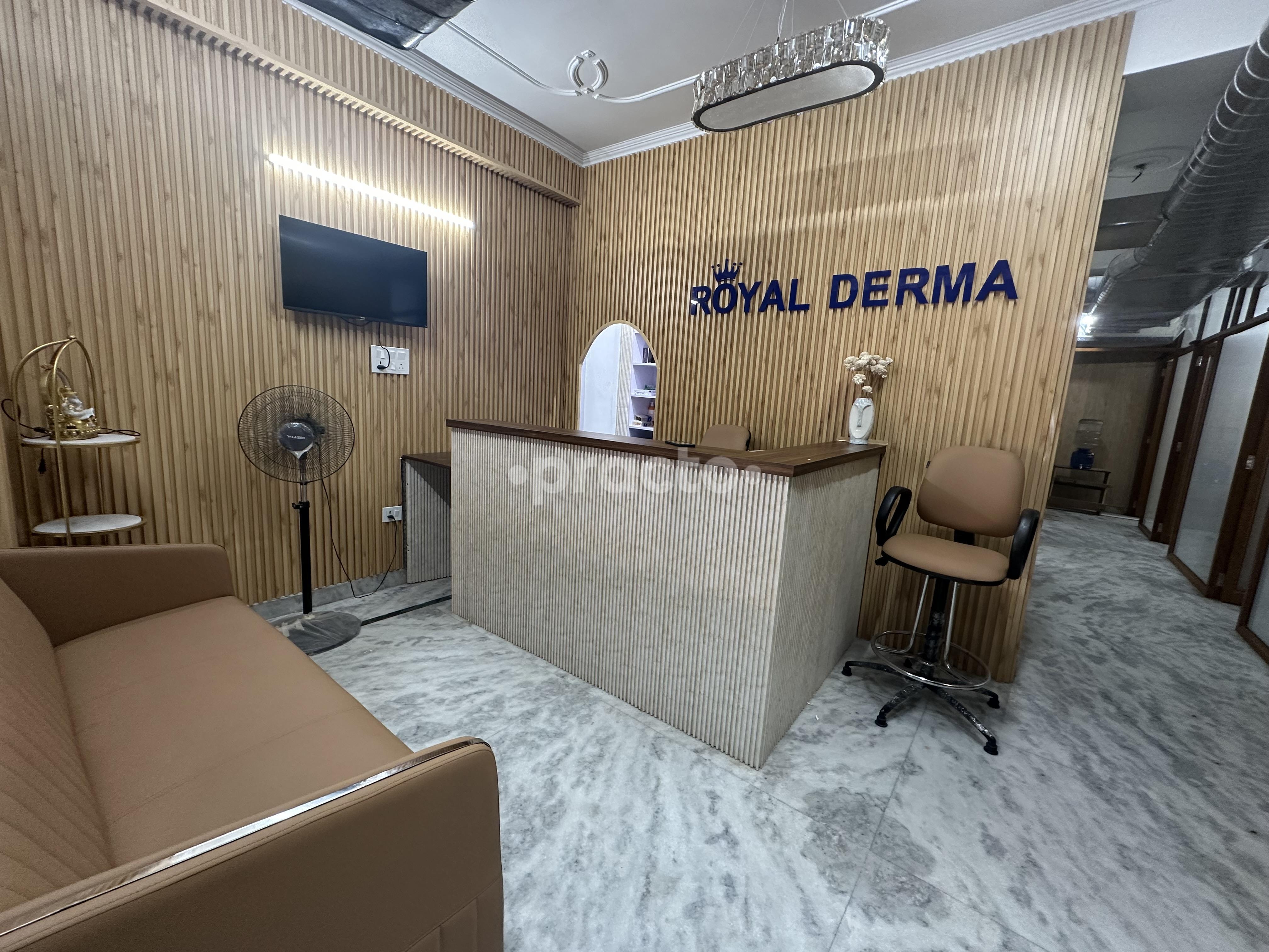 Reception Area at Royal Derma Skin & Hair Clinic Dwarka Sector 7 Delhi