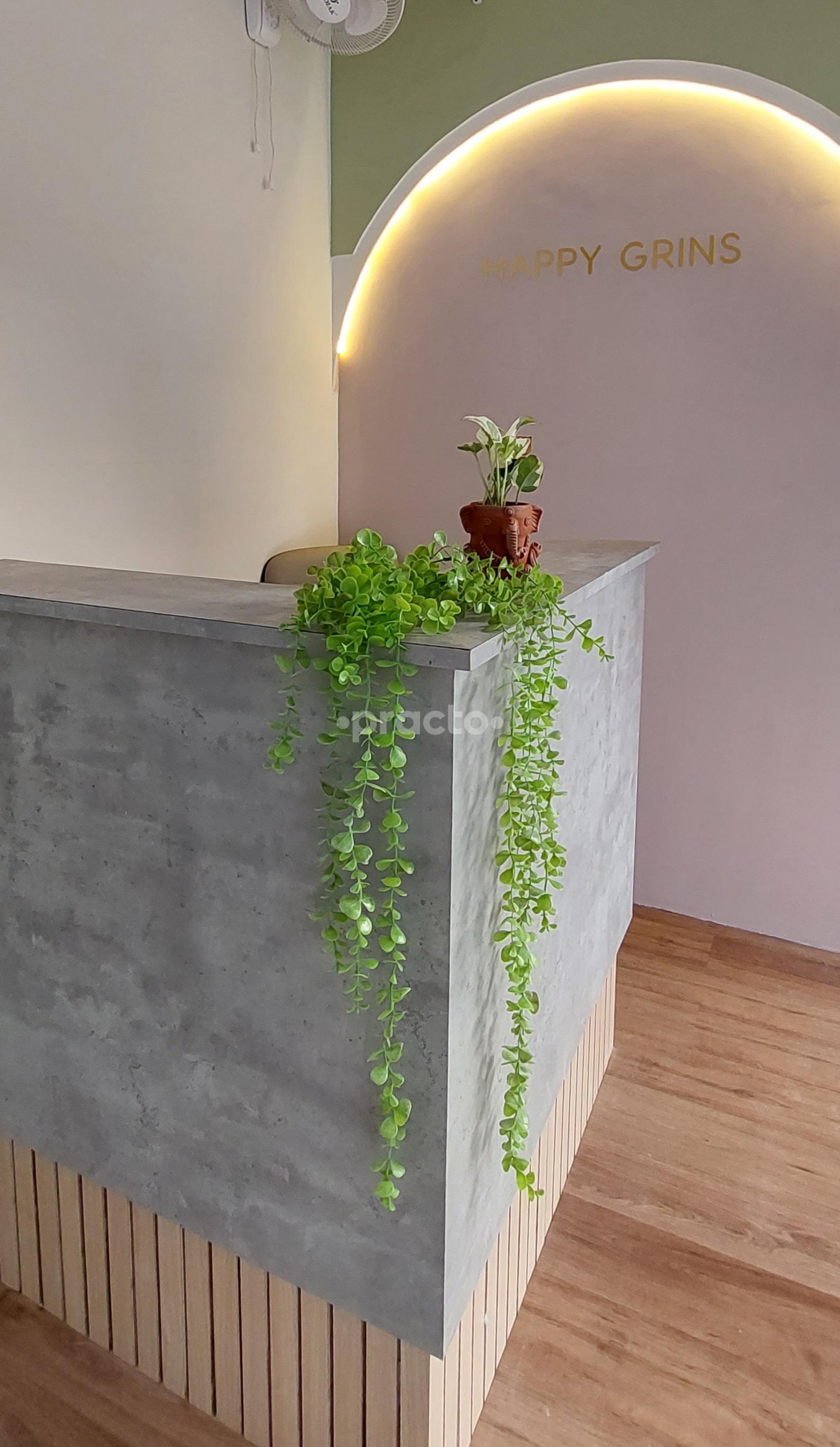 Reception Area at Happy Grins Dental Clinic Andheri East Mumbai
