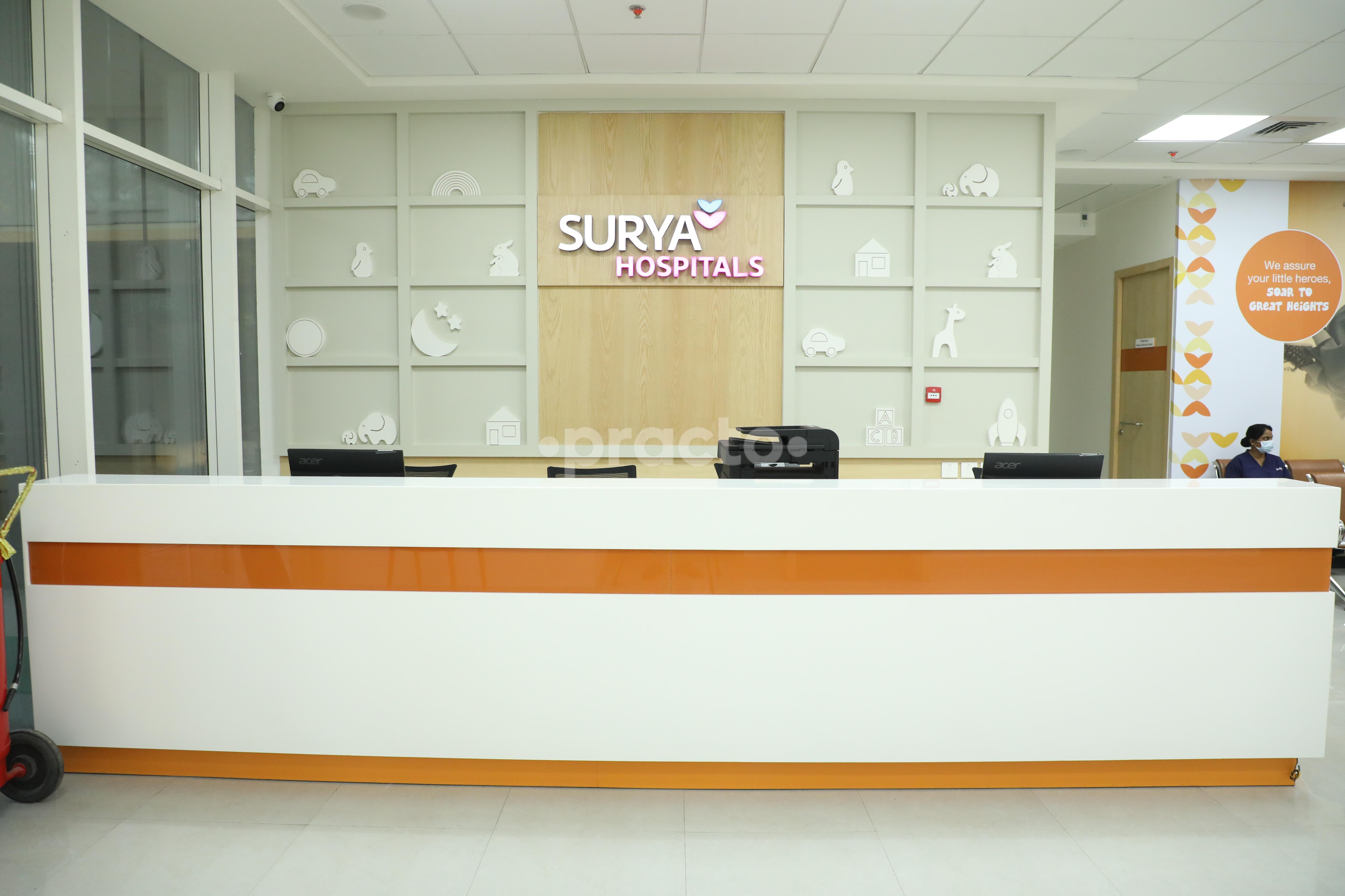Reception Area at Surya Hospitals Chembur Mumbai