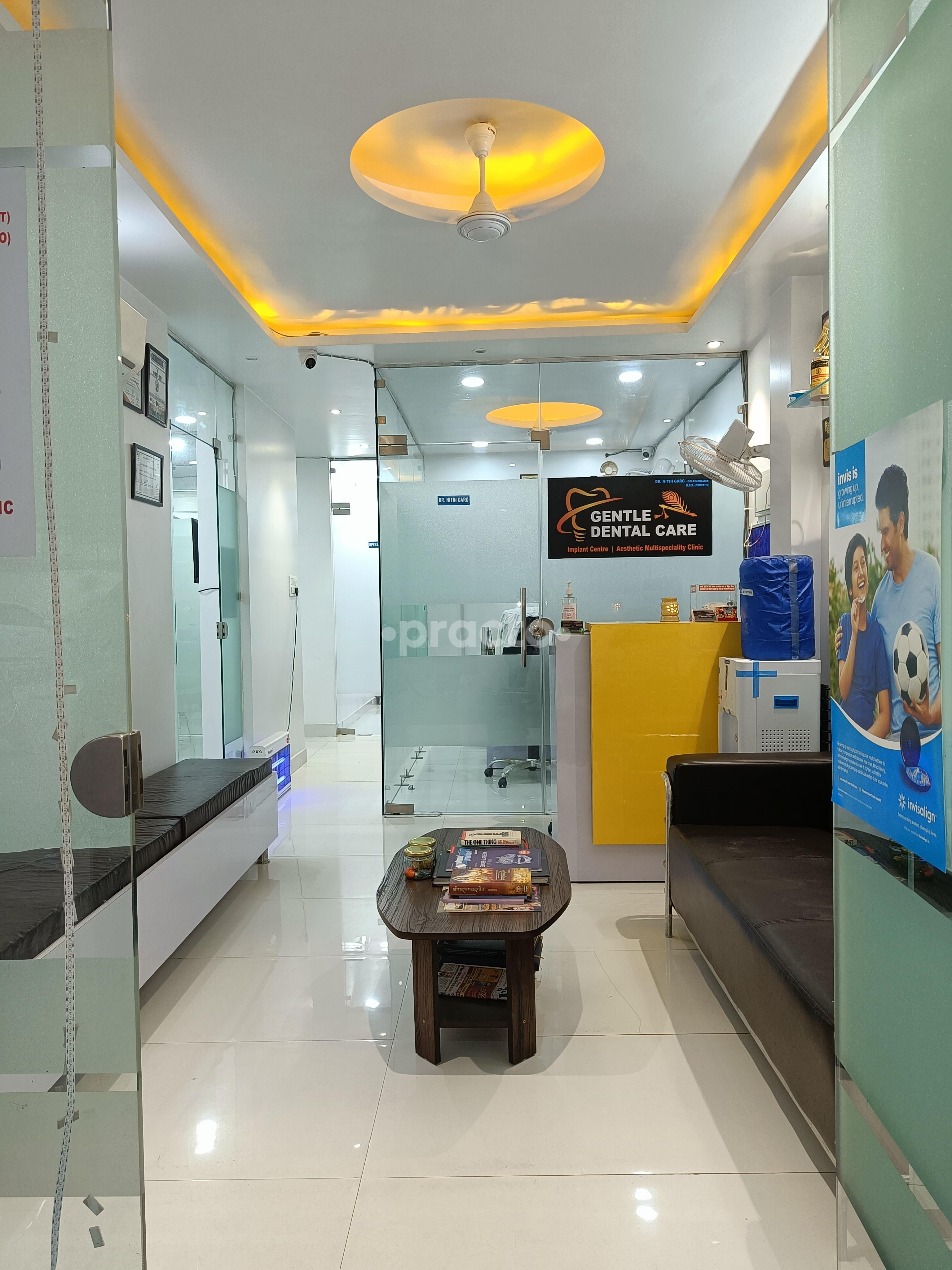 Reception Area at Gentle Dental Care Pitampura Delhi