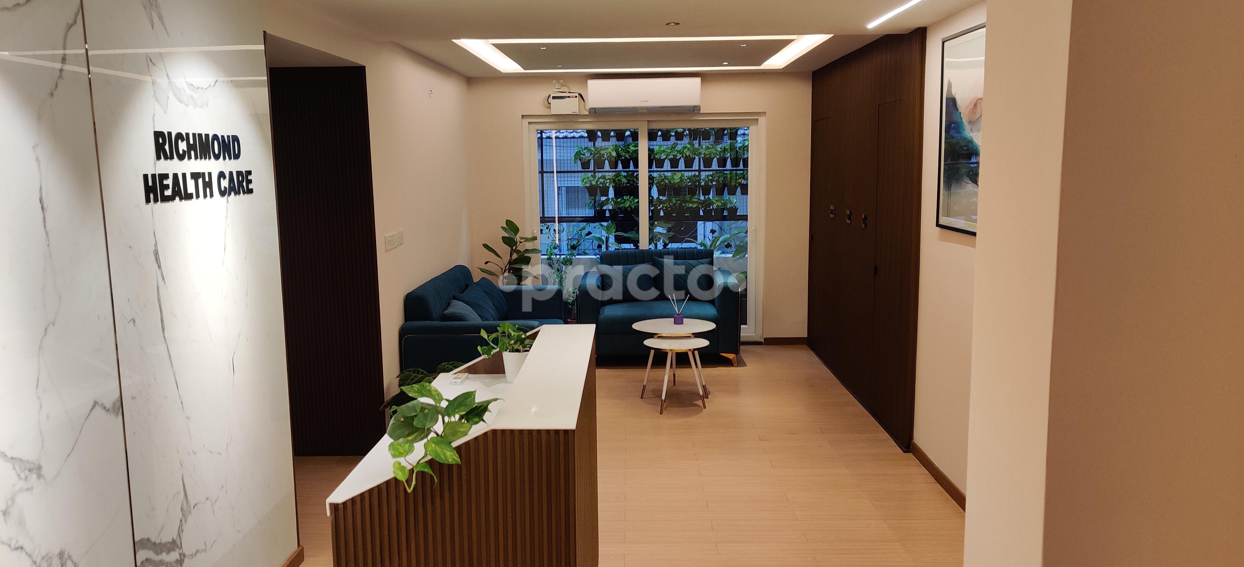 Waiting Area at Richmond Health Care Richmond Town Bangalore