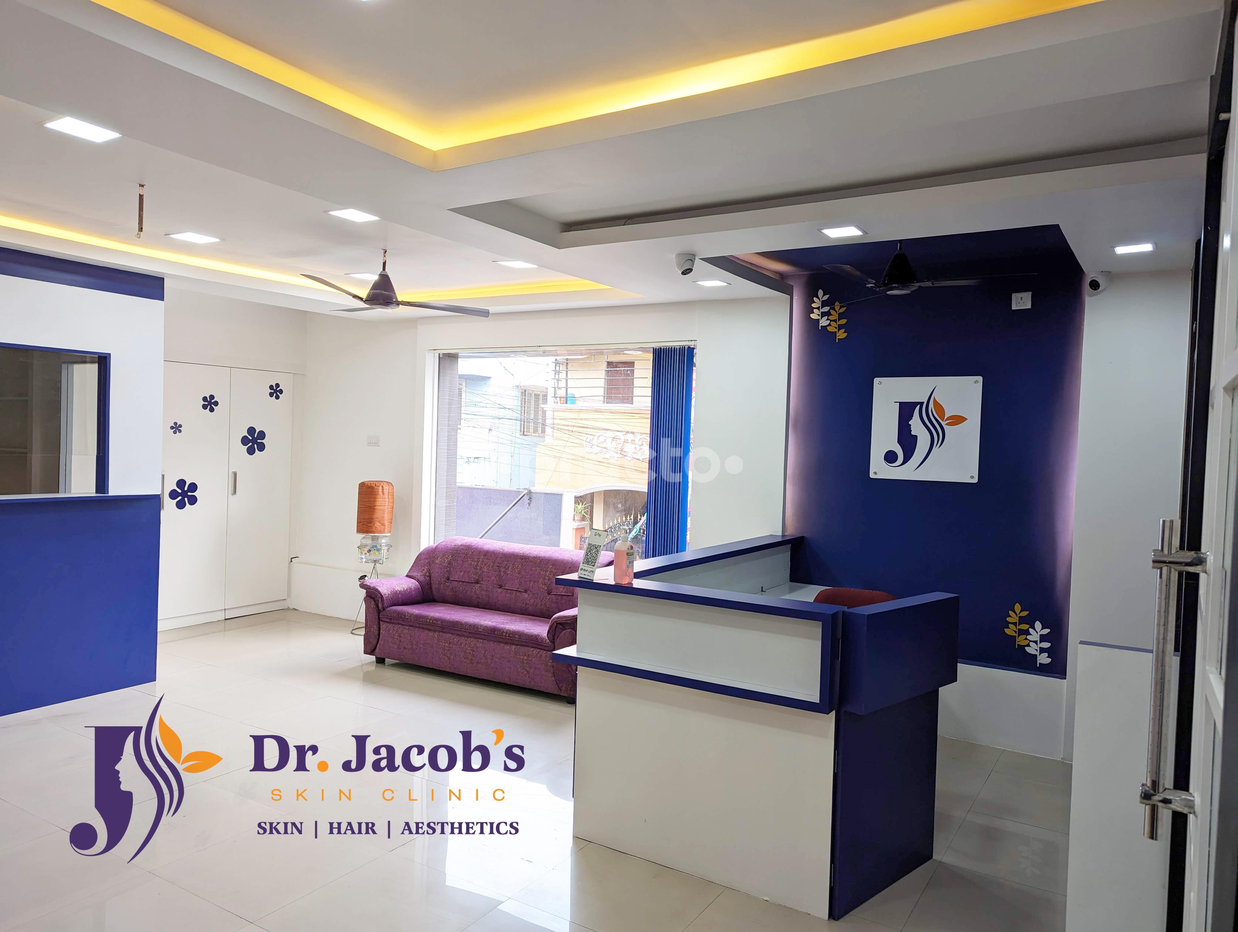 Reception Area at Dr. Jacob's Skin Clinic  Virugambakkam Chennai