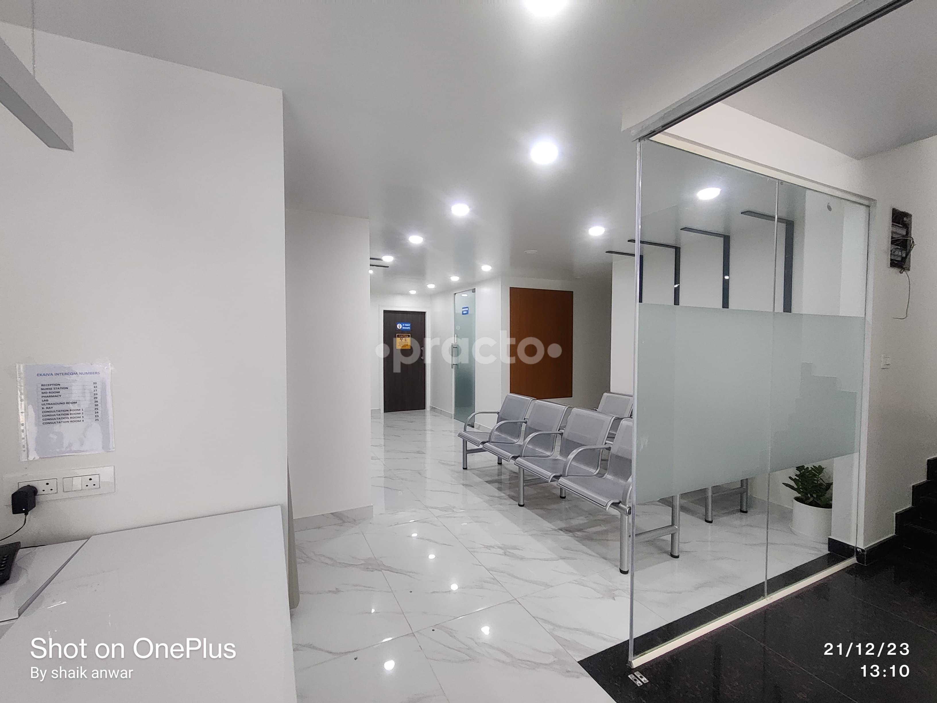 Waiting Area at Ekaiva Medical Care RT Nagar Bangalore