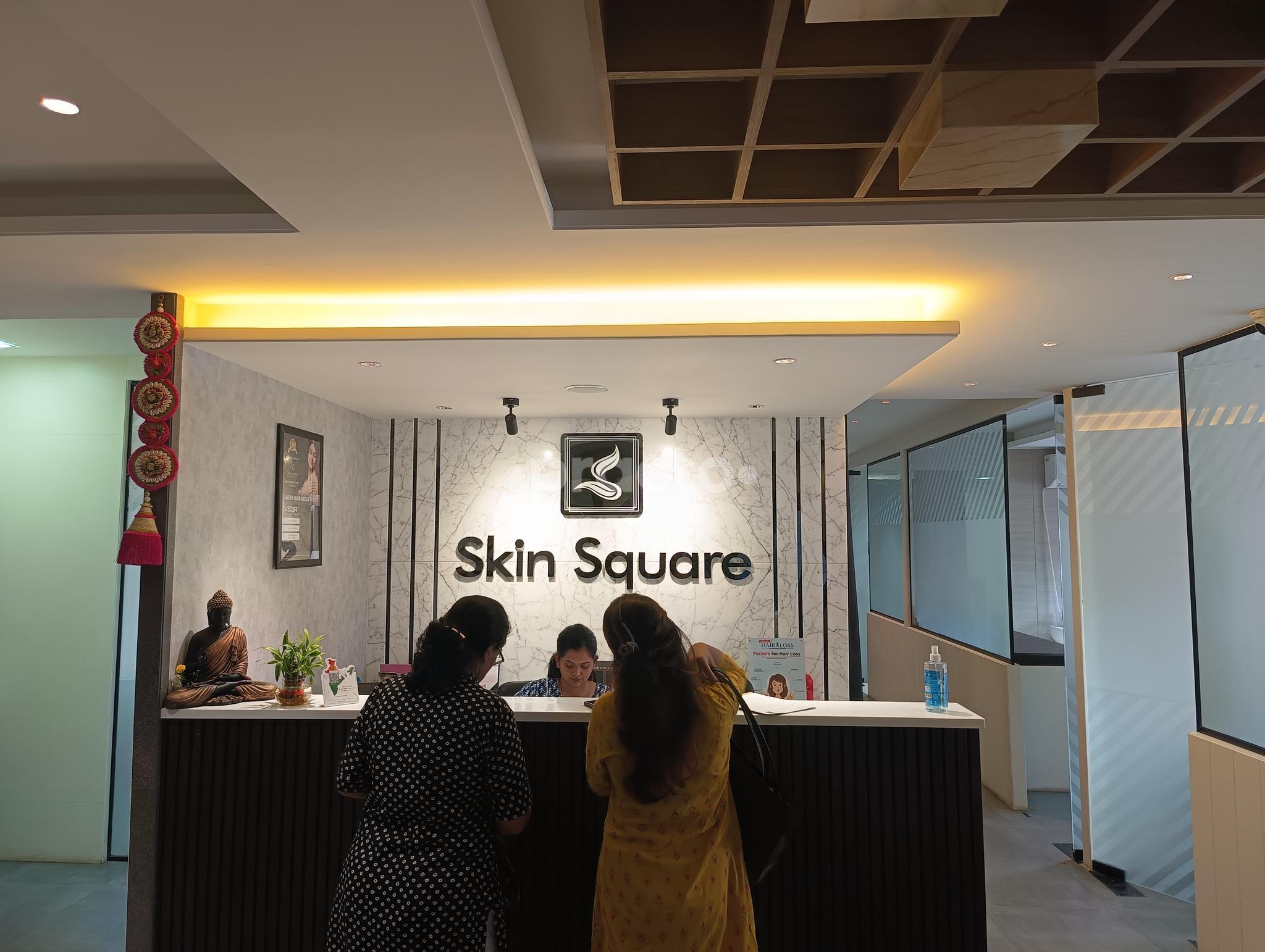 Reception Area at Skin Square Clinic Ganeshguri Guwahati