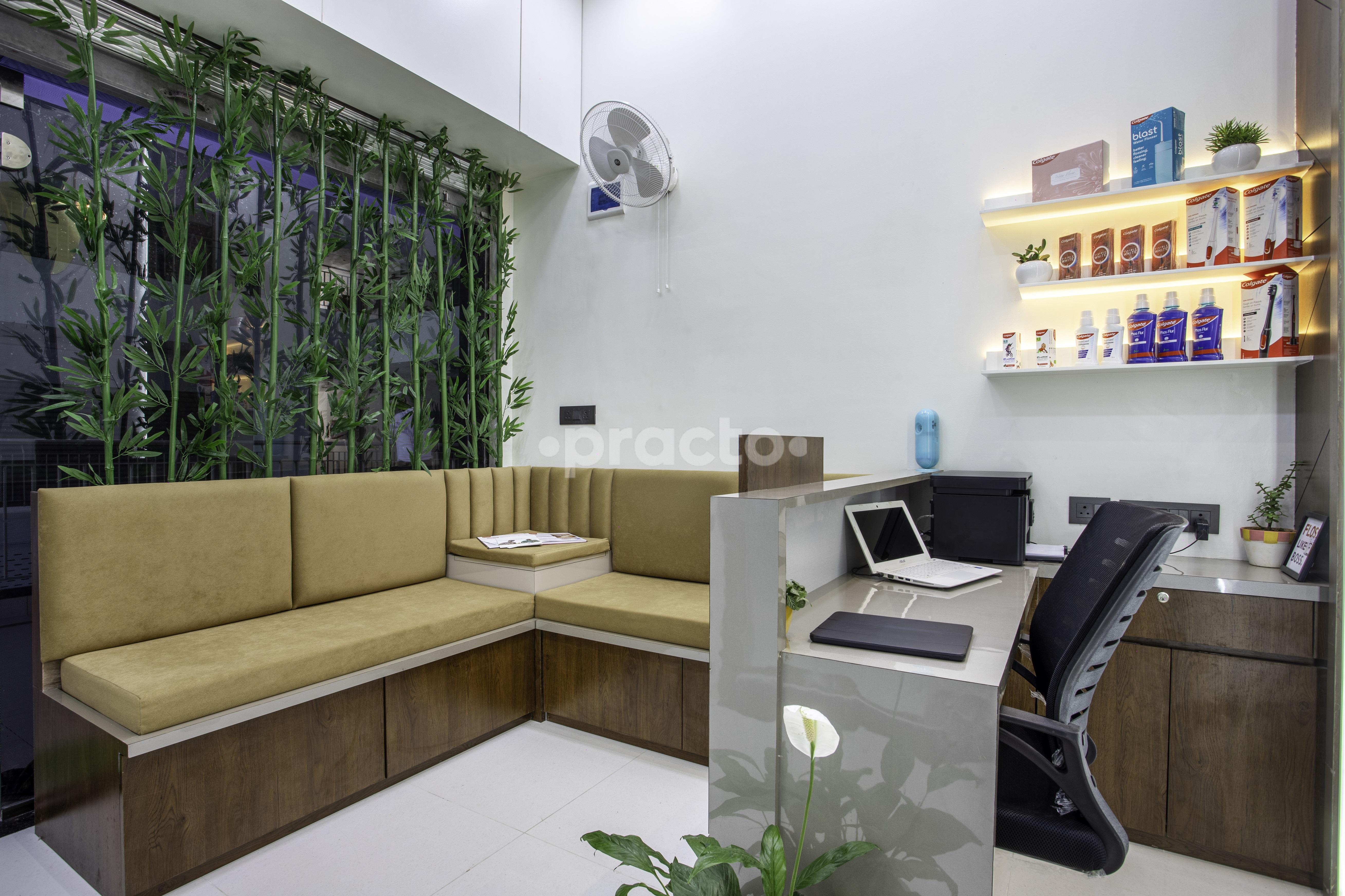 Reception Area at Mint Dental & Multispeciality Clinic Pimple Nilakh Pune