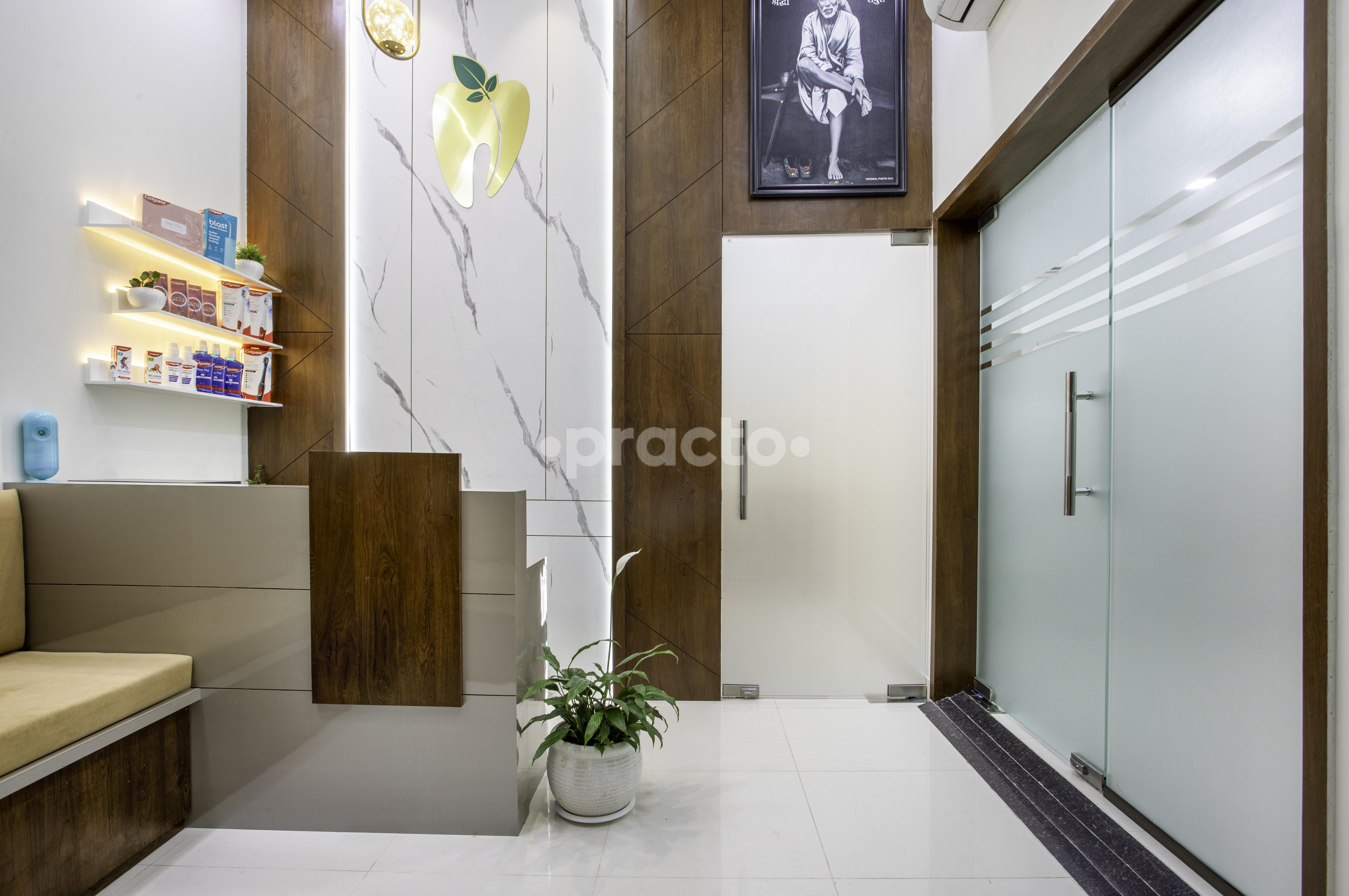 Reception Area at Mint Dental & Multispeciality Clinic Pimple Nilakh Pune