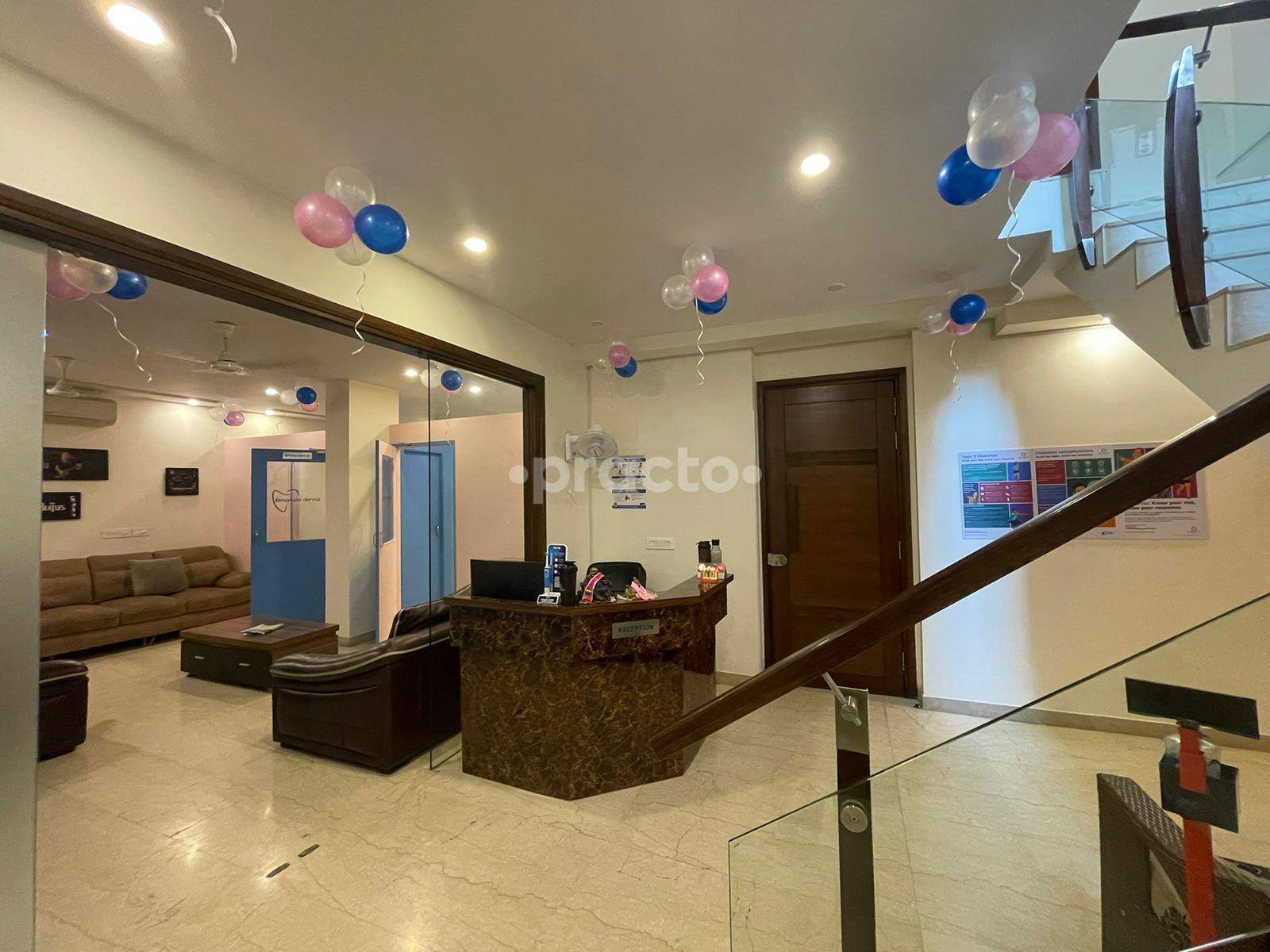 Reception Area at Emanate Dental Clinic Safdarjung Enclave Delhi