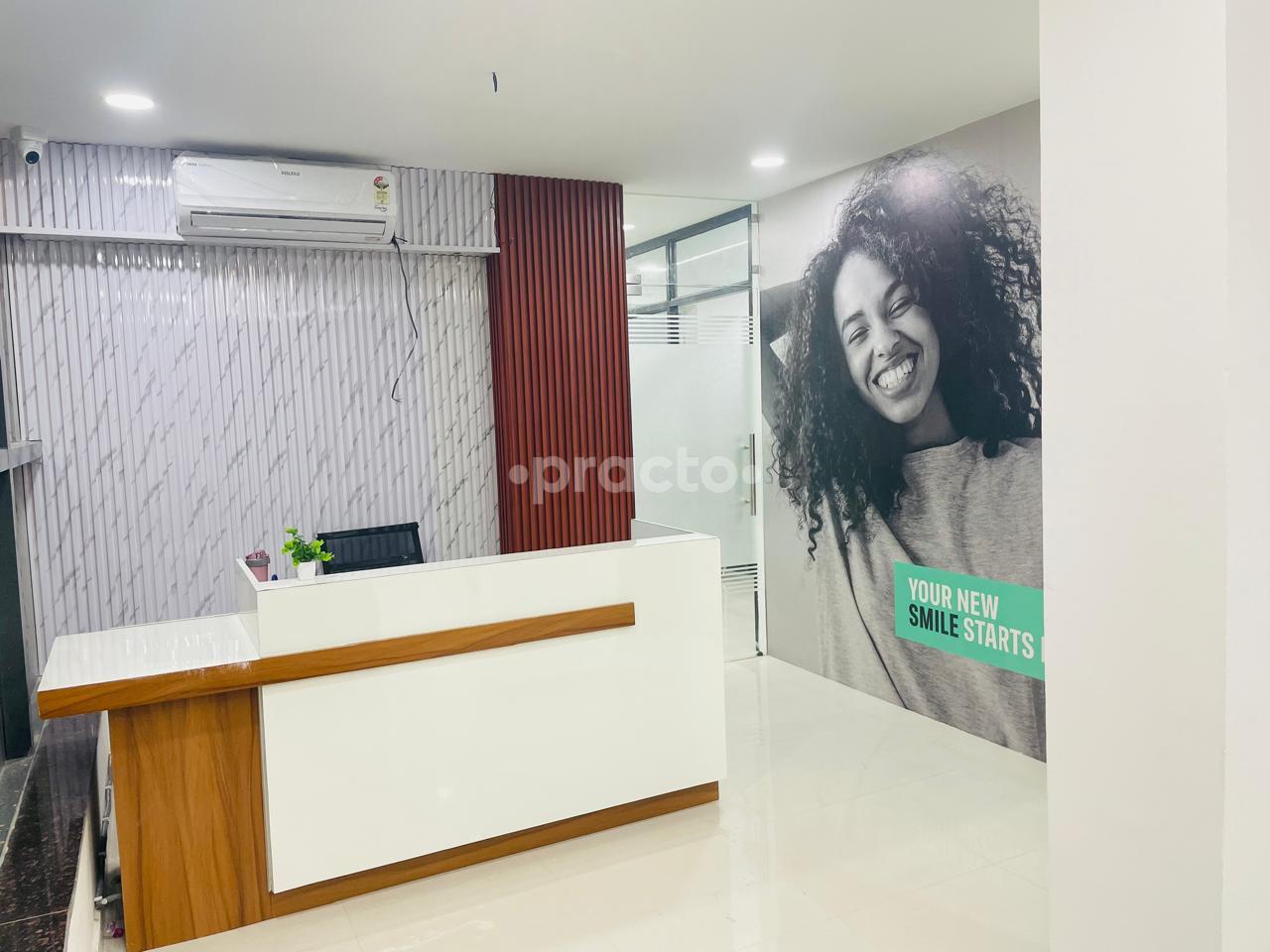 Reception Area at Smile Studio Nallagandla Hyderabad