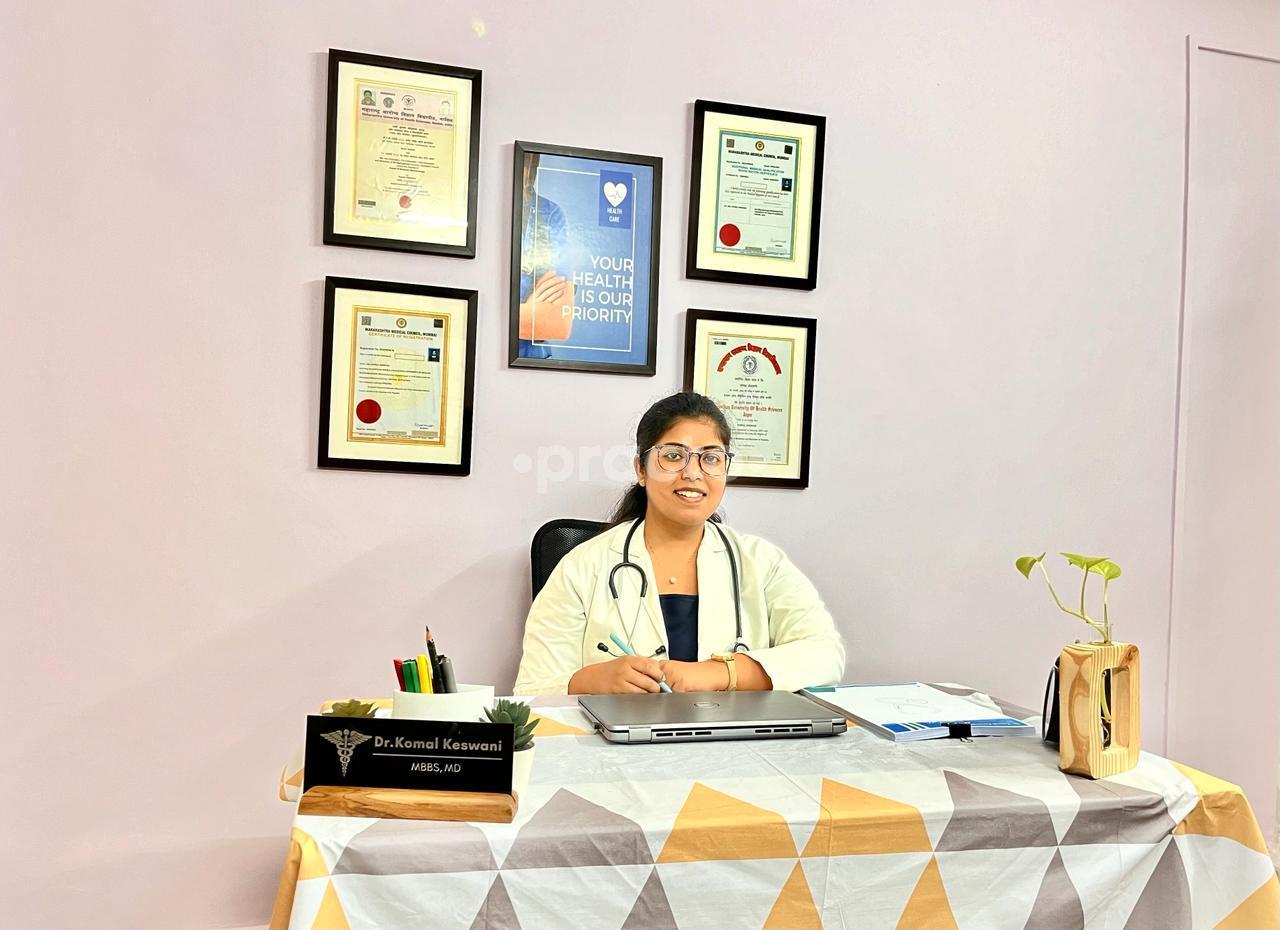 Reception Area at All Care Family Clinic Colaba Mumbai