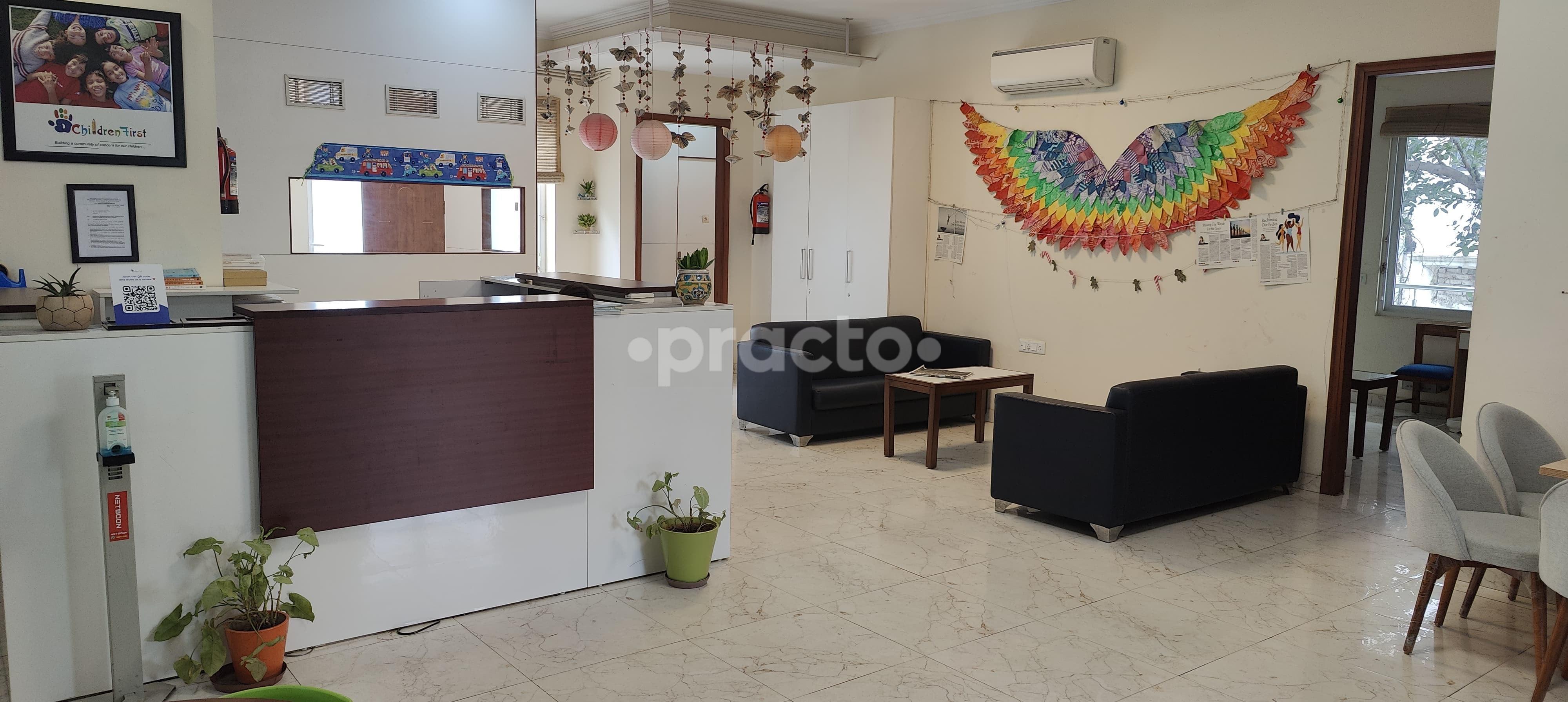 Reception Area at Children First DLF Phase I Gurgaon