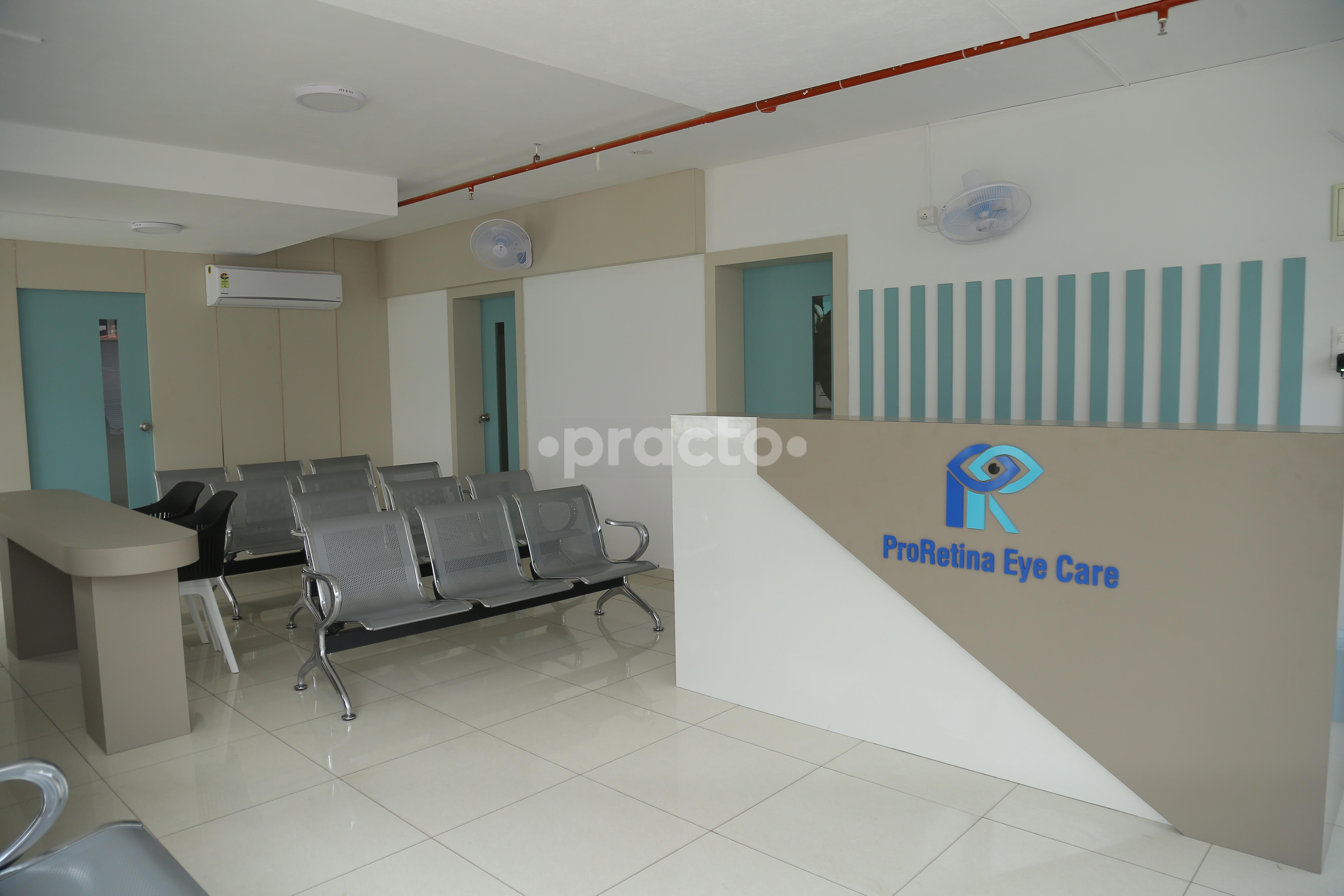 Reception Area at Pro Retina Eye Care Boloor Mangalore