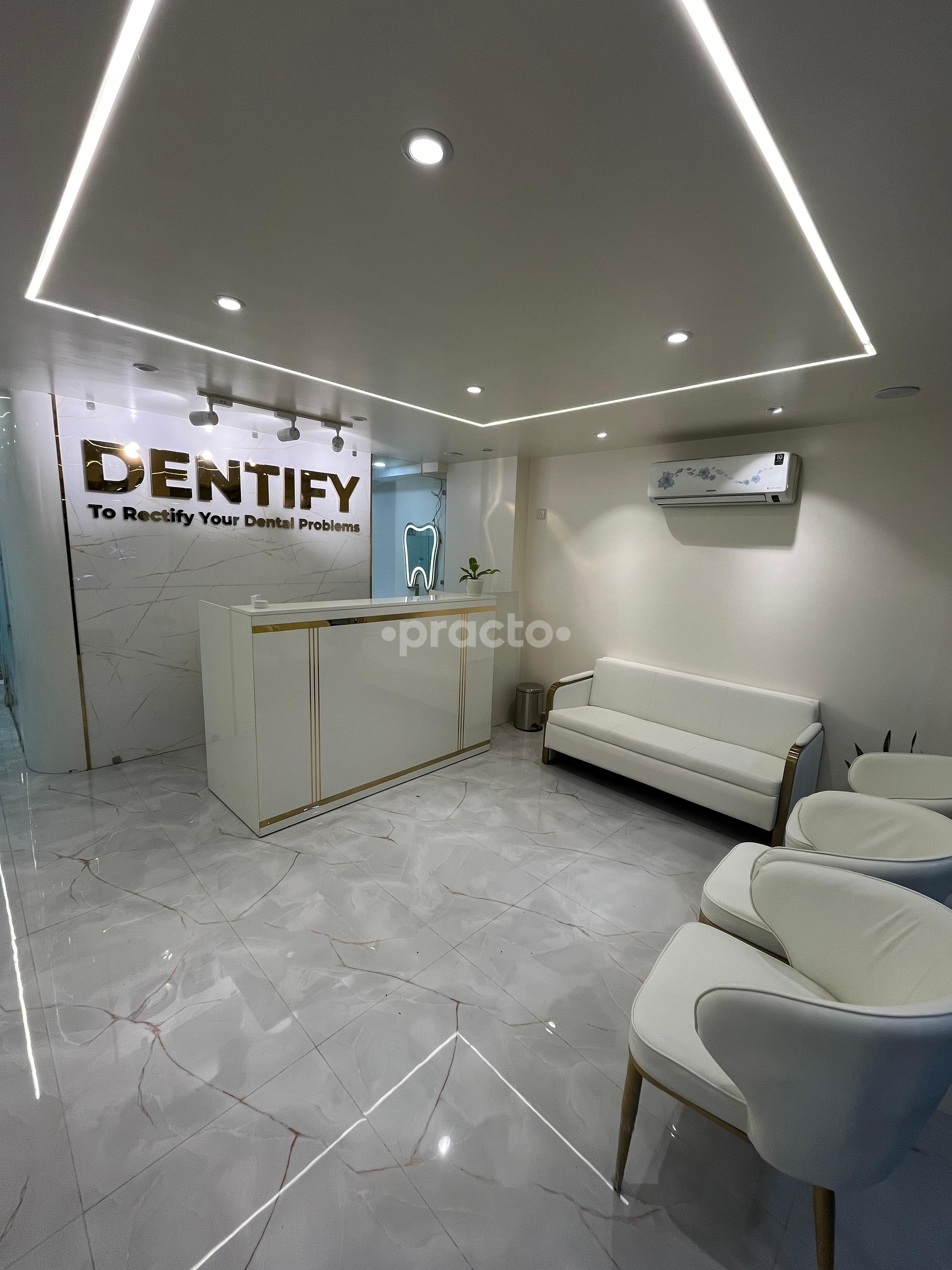Reception Area at Dentify Dental Clinic CR Park Delhi