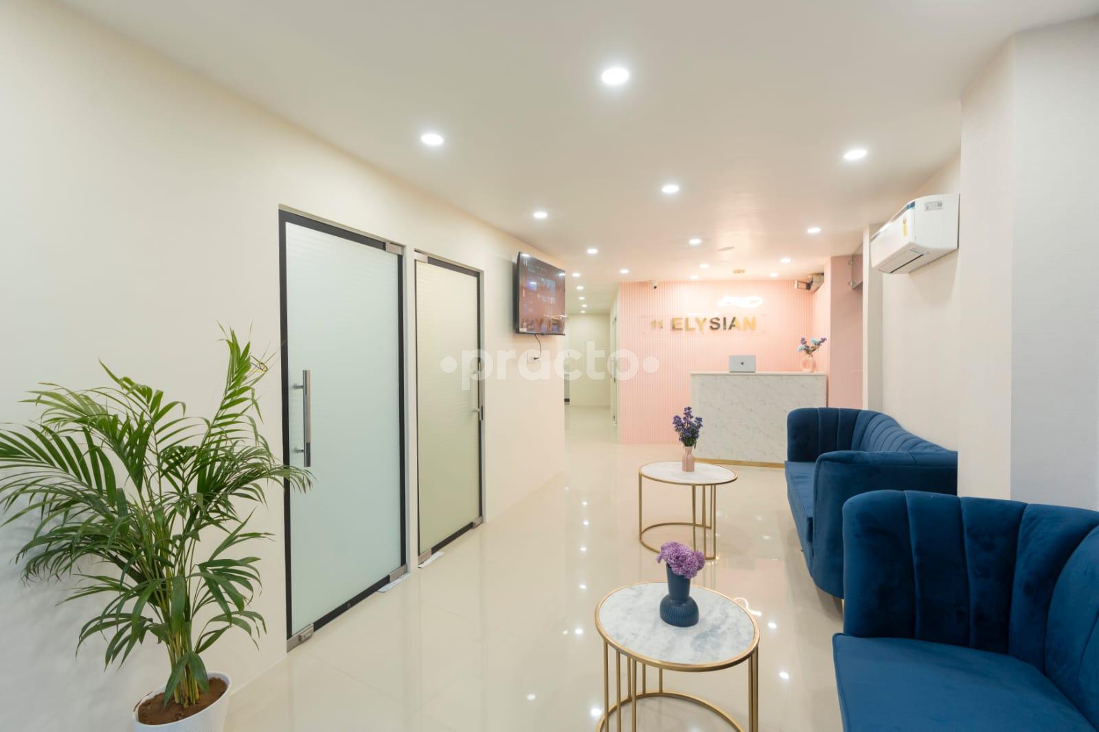 Reception Area at 11 ELYSIAN Skin and Hair Clinic Sector 104 Noida