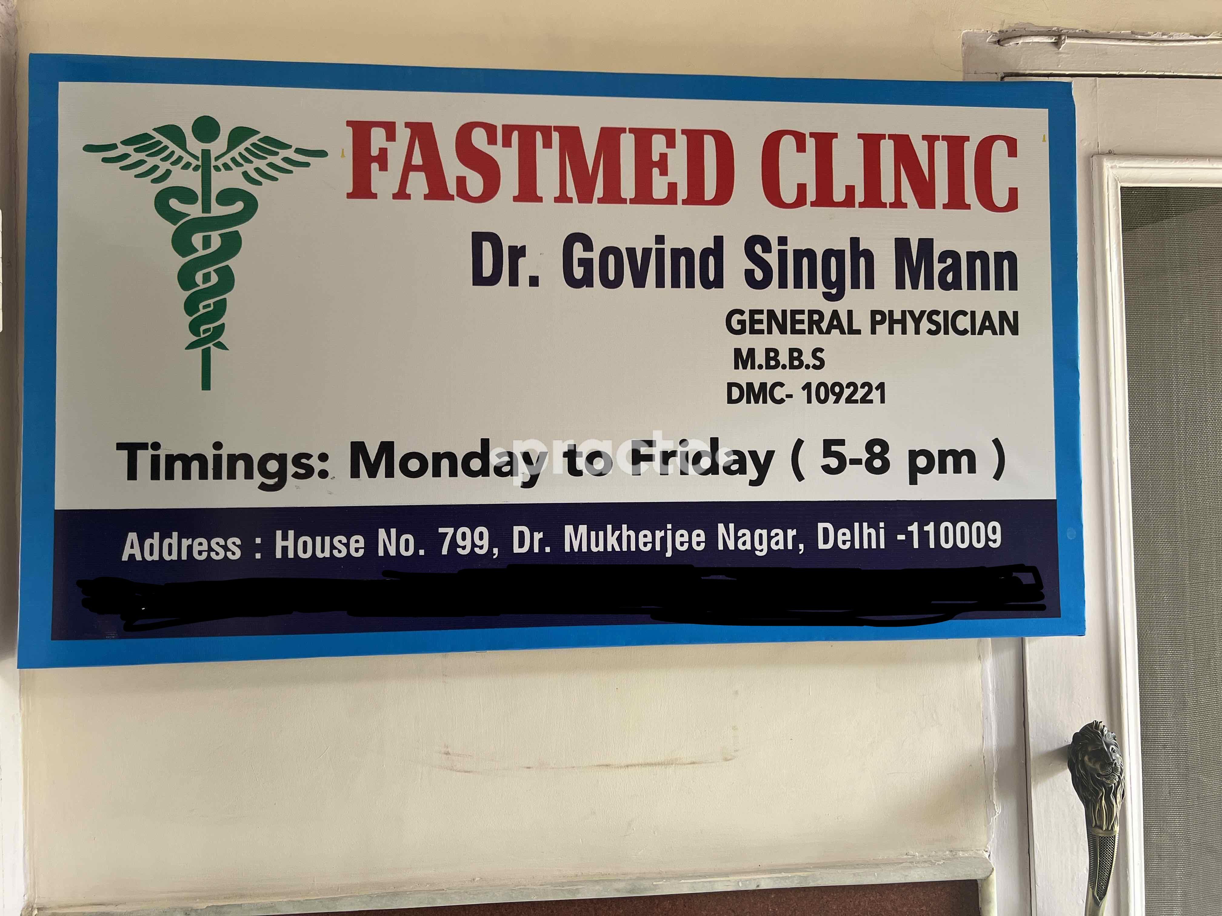Fastmed Clinic Mukherjee Nagar Delhi