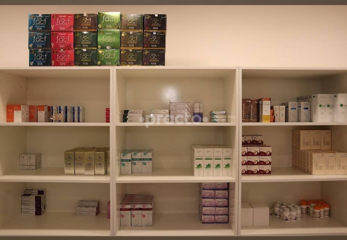 Products Display at Dr. Rai's Skin & Hair Clinic Whitefield Bangalore
