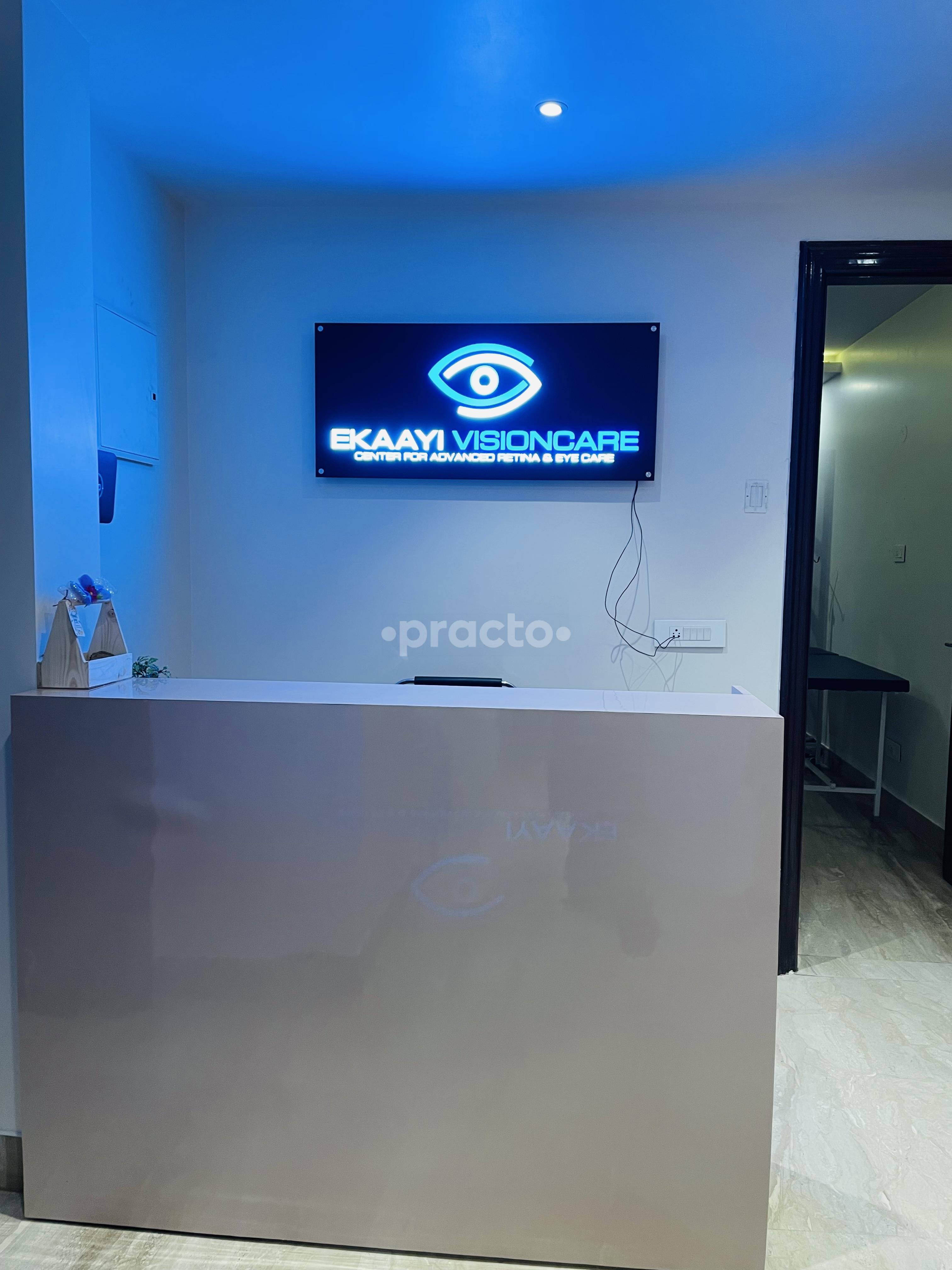 Reception Area at Ekaayi Visioncare Eye Center Mansarover Garden Delhi