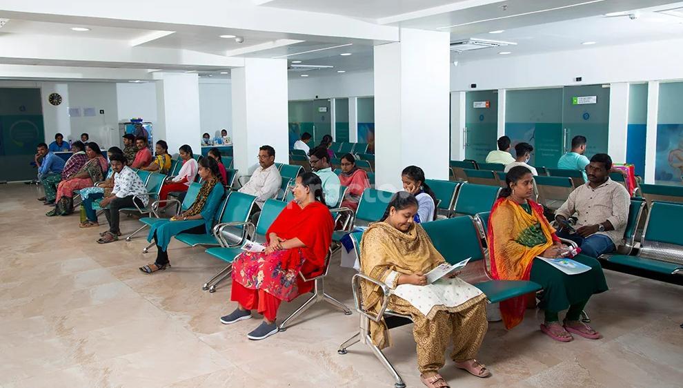 Waiting Area at Vikaas Hospital Nagarampalem Guntur