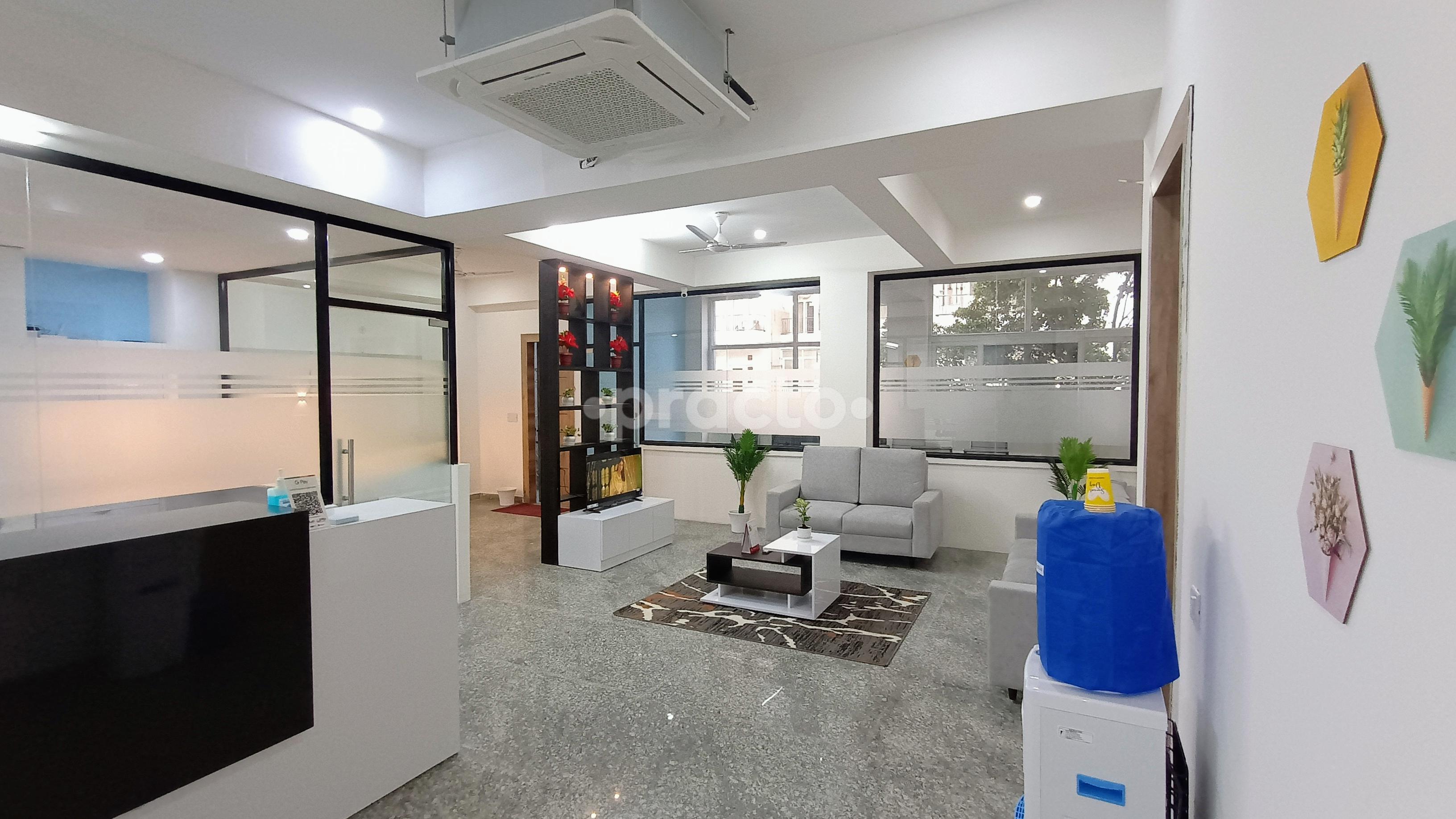 Reception Area at Nutooth Dental & Implant Centre Sector 121 Noida