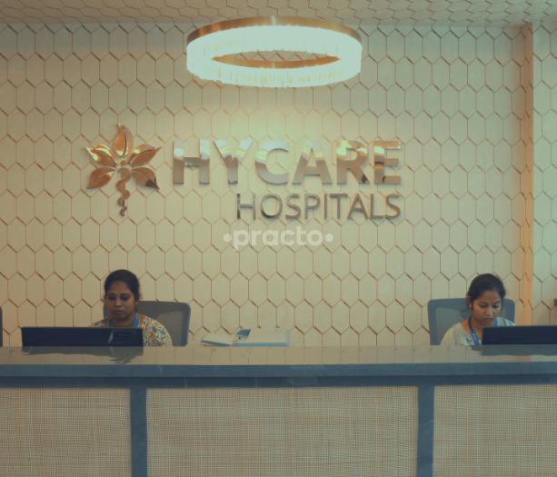 Reception Area at Hycare Hospitals Anna Nagar Chennai