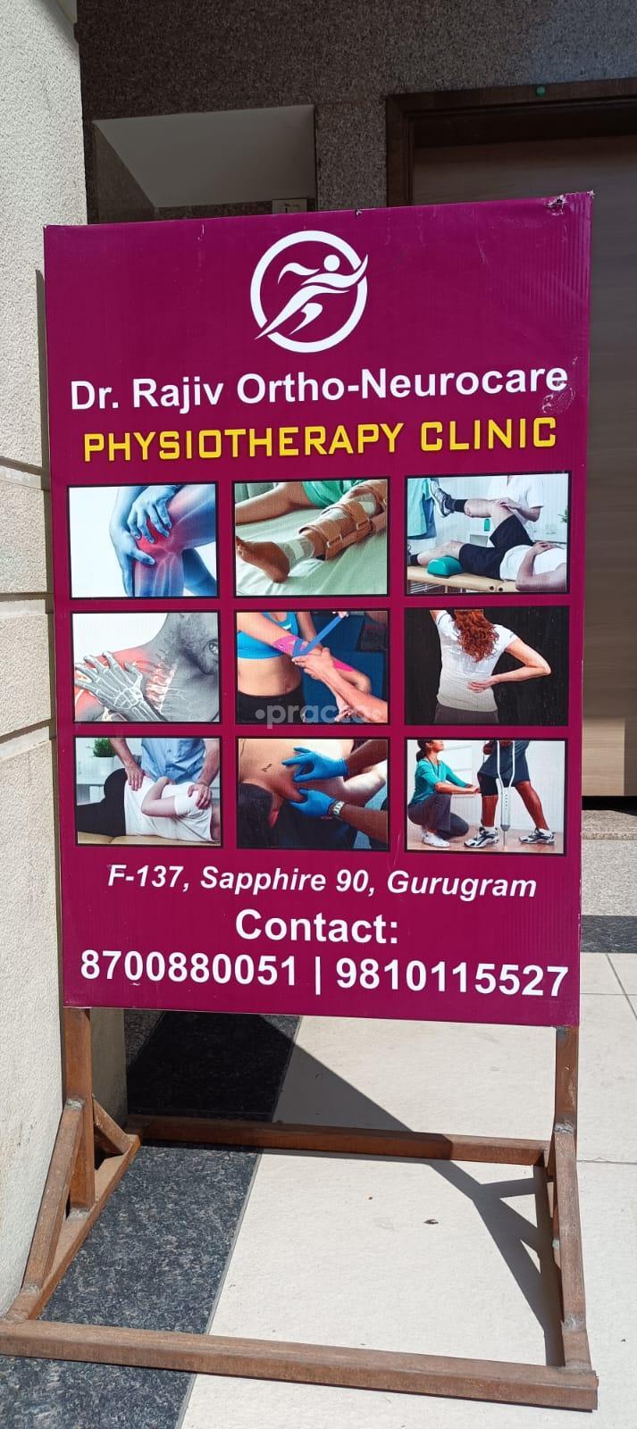Reception Area at Dr Rajiv Orthoneurocare Physiotherapy Clinic Gurgaon Sector 90 Gurgaon