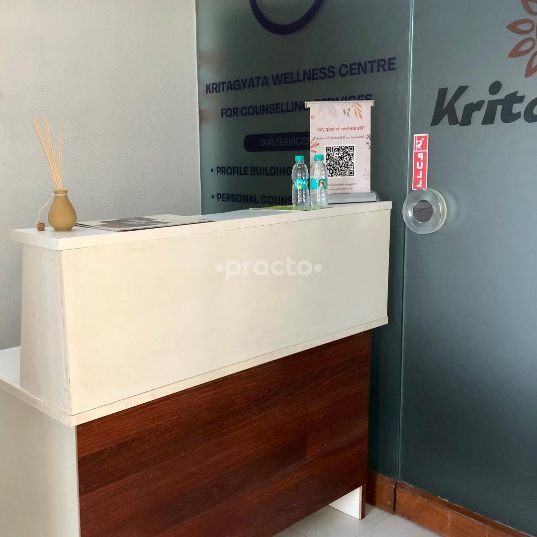 Reception Area at Kritagyata Wellness Centre for Counselling Services Dwarka Sector 22 Delhi