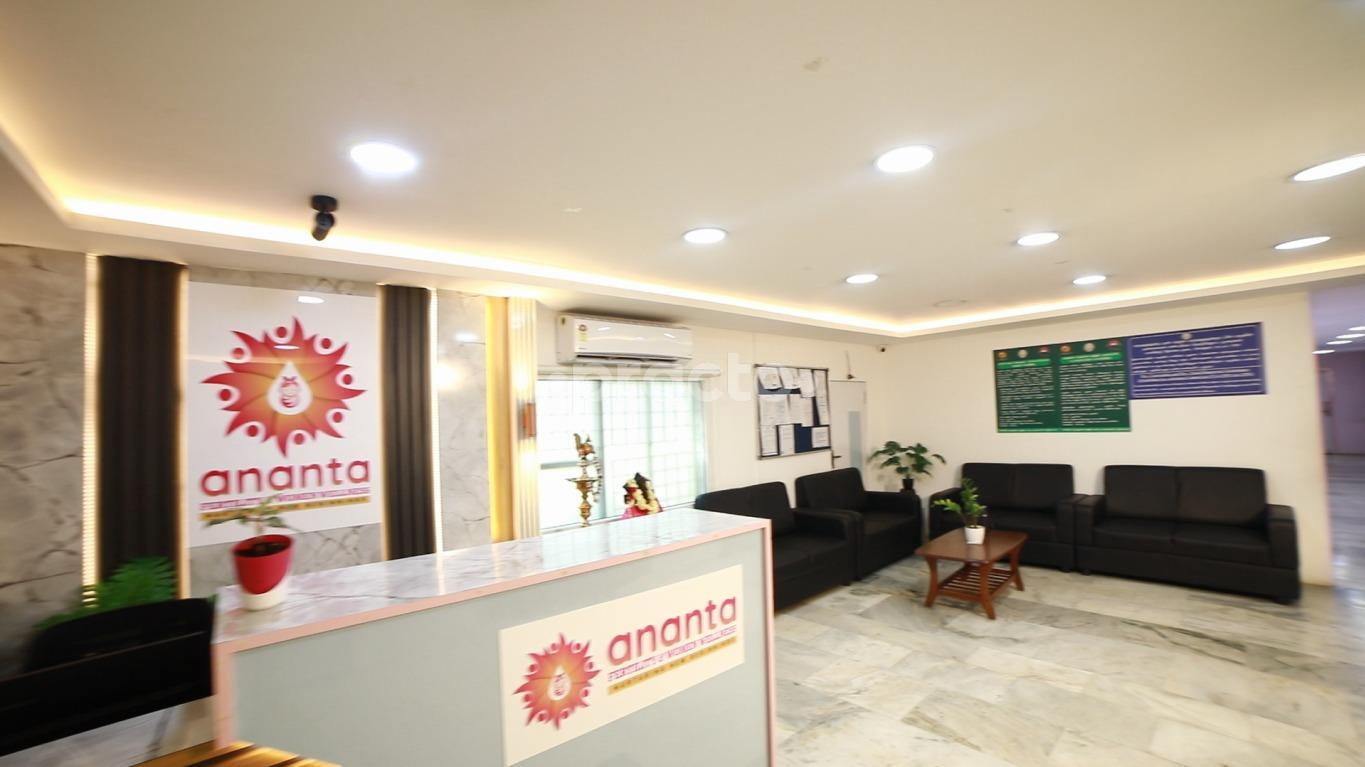 Reception Area at Ananta Fertility & Women Wellness Manapakkam Chennai